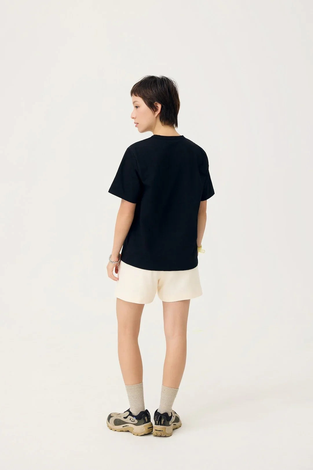 3EIGHTH | Everyday Reversible Tee in Black & Steel Grey