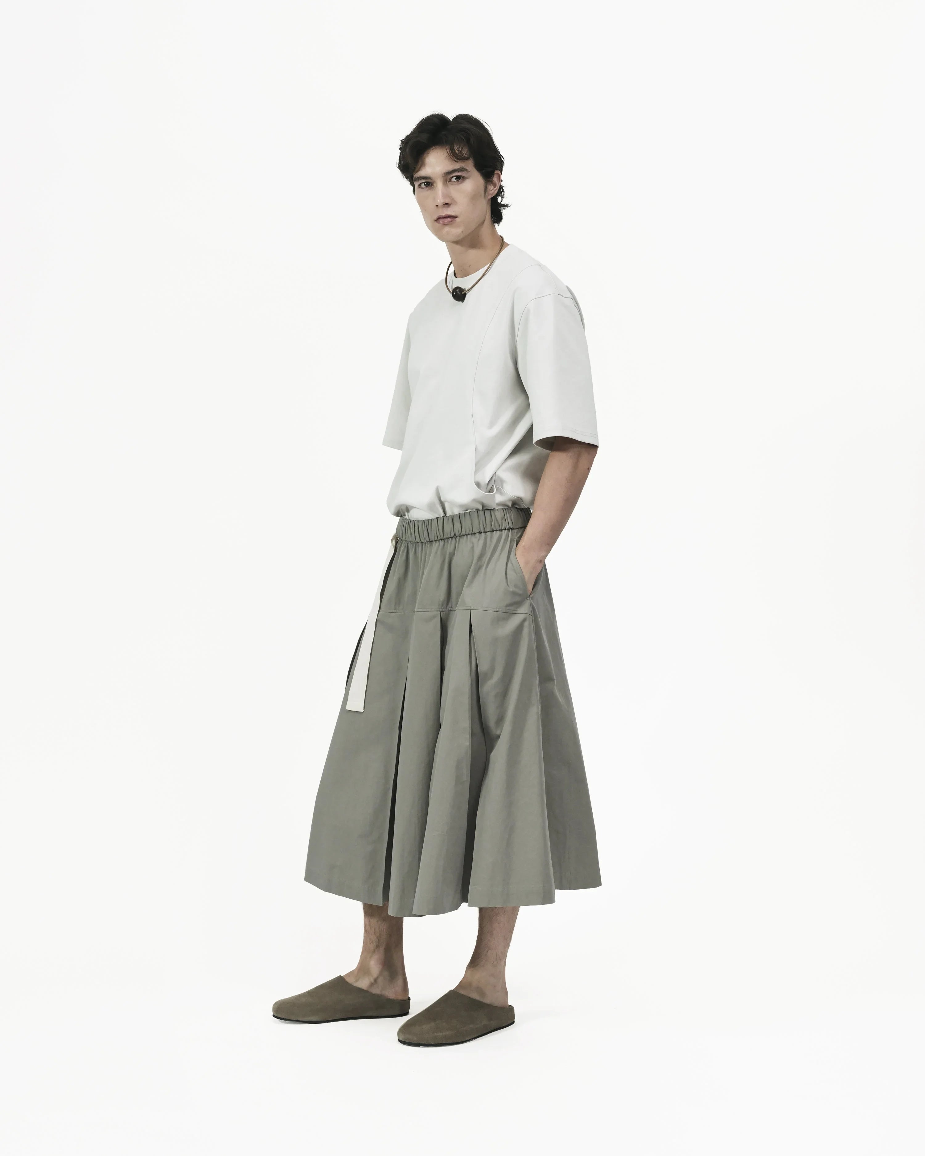 GRAYE | Two Way Midi Skirt - Magnolia Green