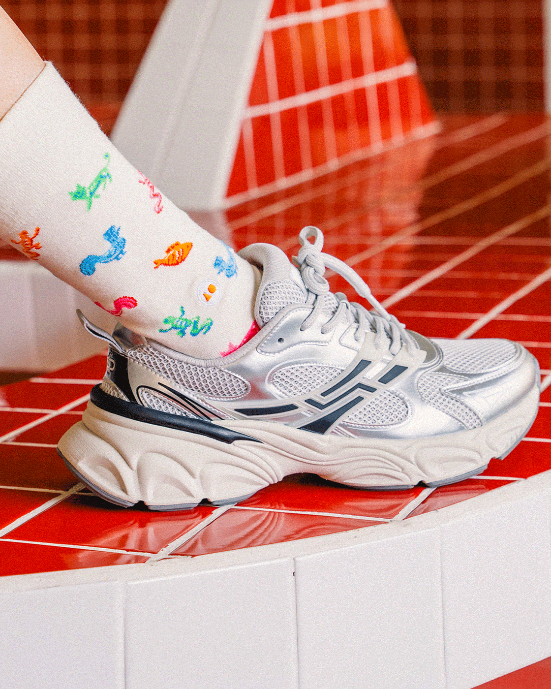 TALKING TOES | Kuti Cutie Crew Sock