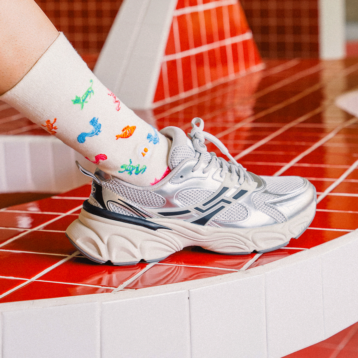 TALKING TOES | Kuti Cutie Crew Sock