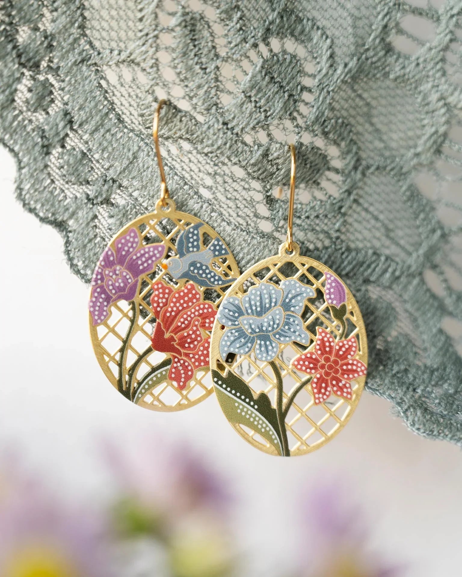 EMBRACE JEWELLERY | Peranakan Hook Earrings