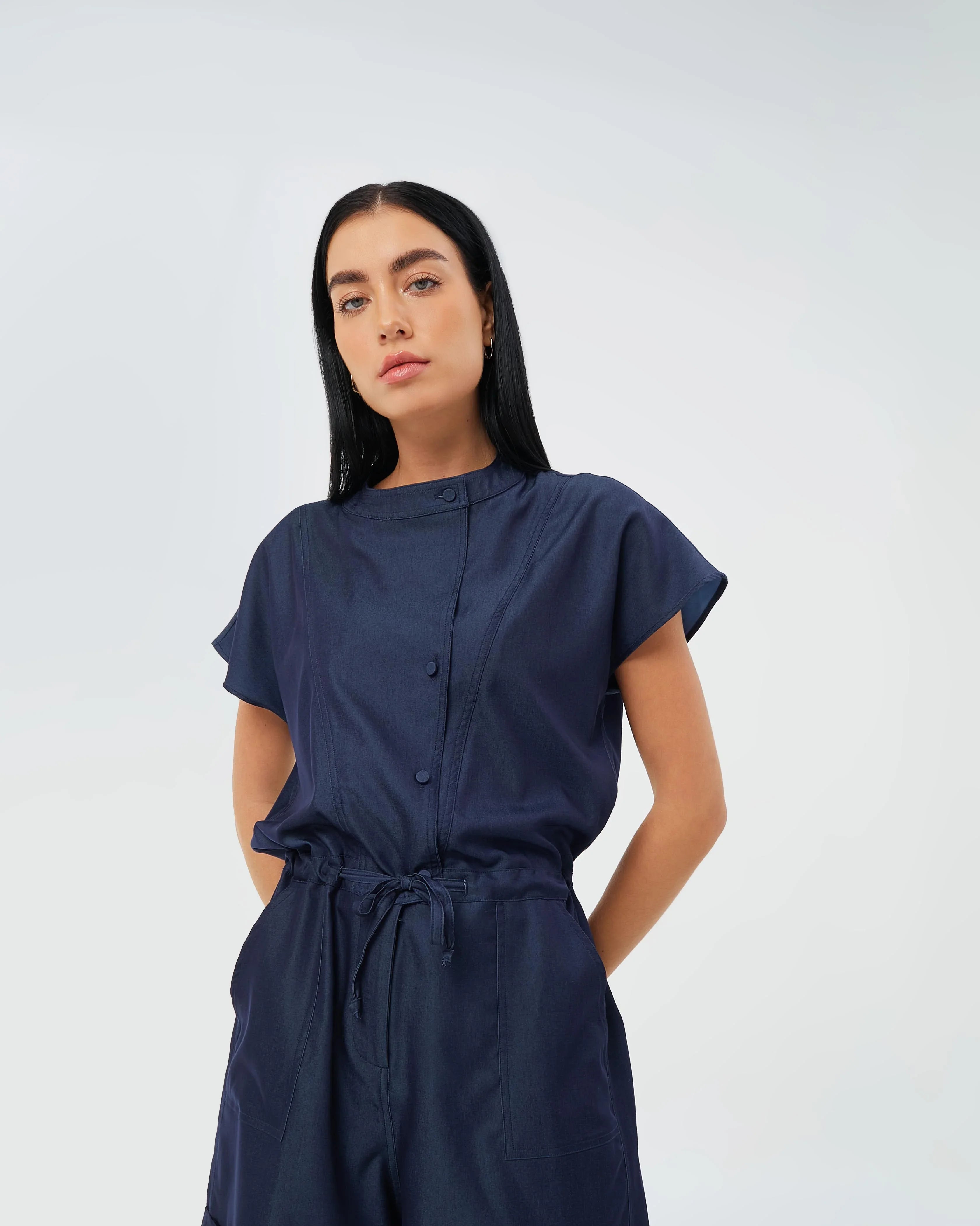 CAELI ECO LUXE | Cinched Romper
