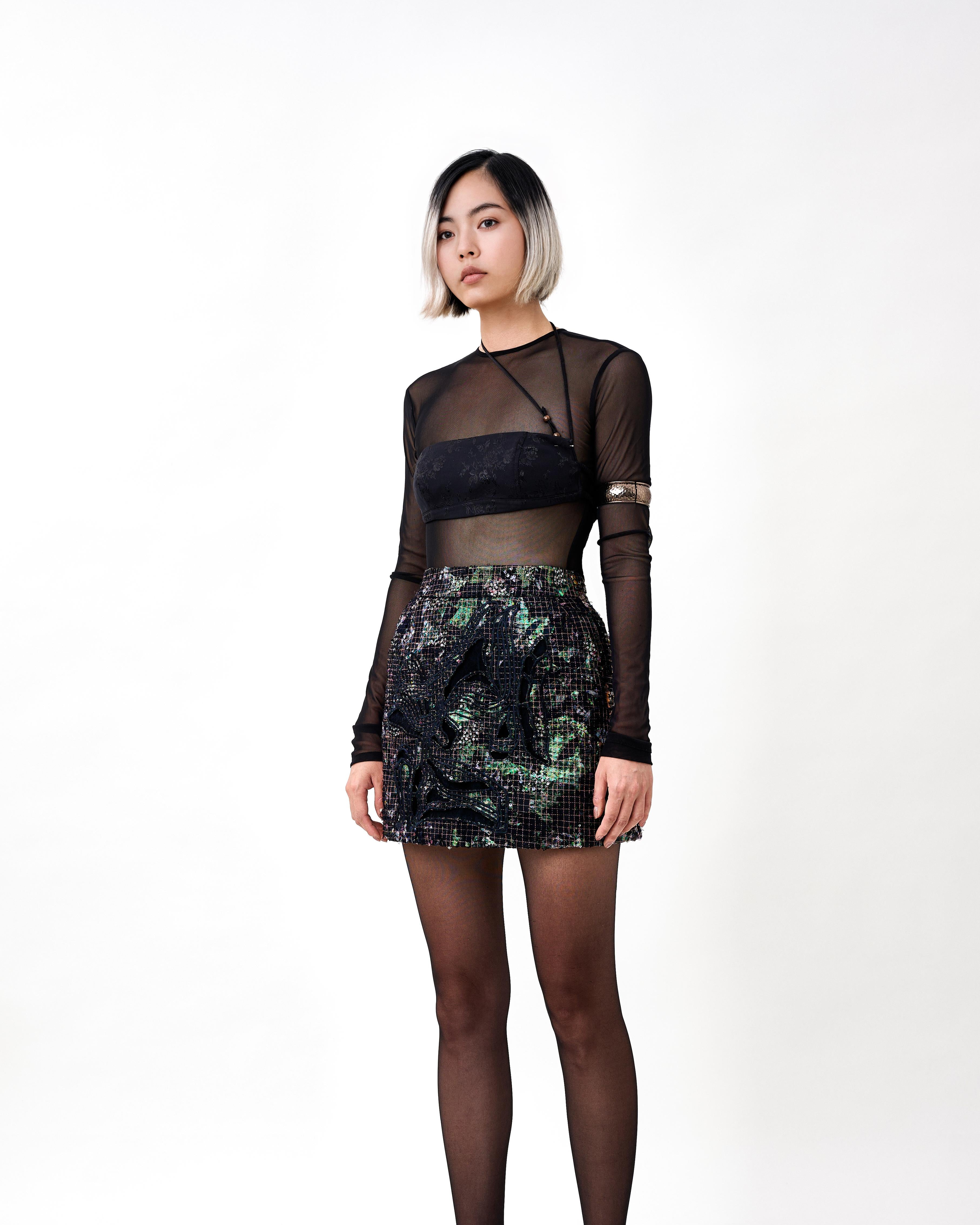KHAAR | Starry Night Mini Skirt