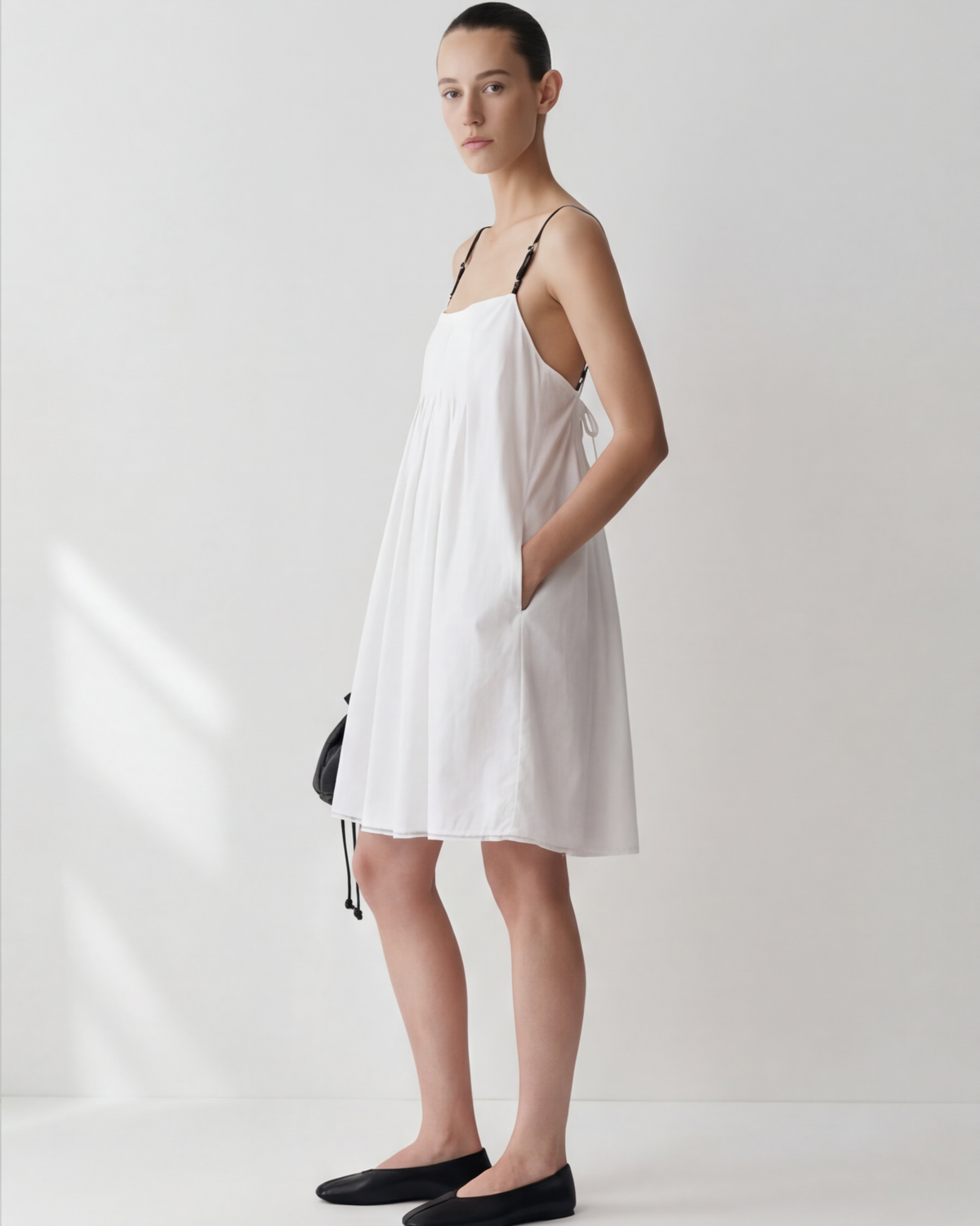 LAYERPLAN | Sela Gathered Slip Dress