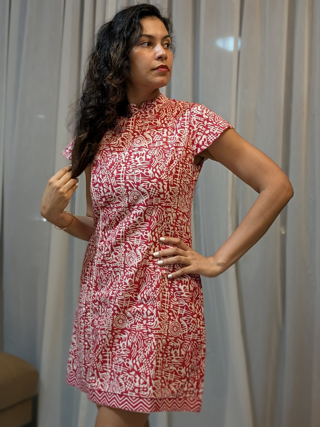 NIMBU | Singapore Red Cheongsam Dress