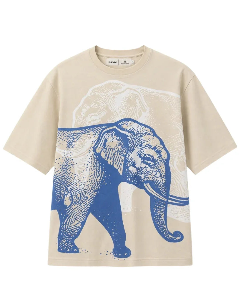 MANDAI WILDLIFE GROUP | SABRINAGOH - Silent Giants Elephant Graphic Tee