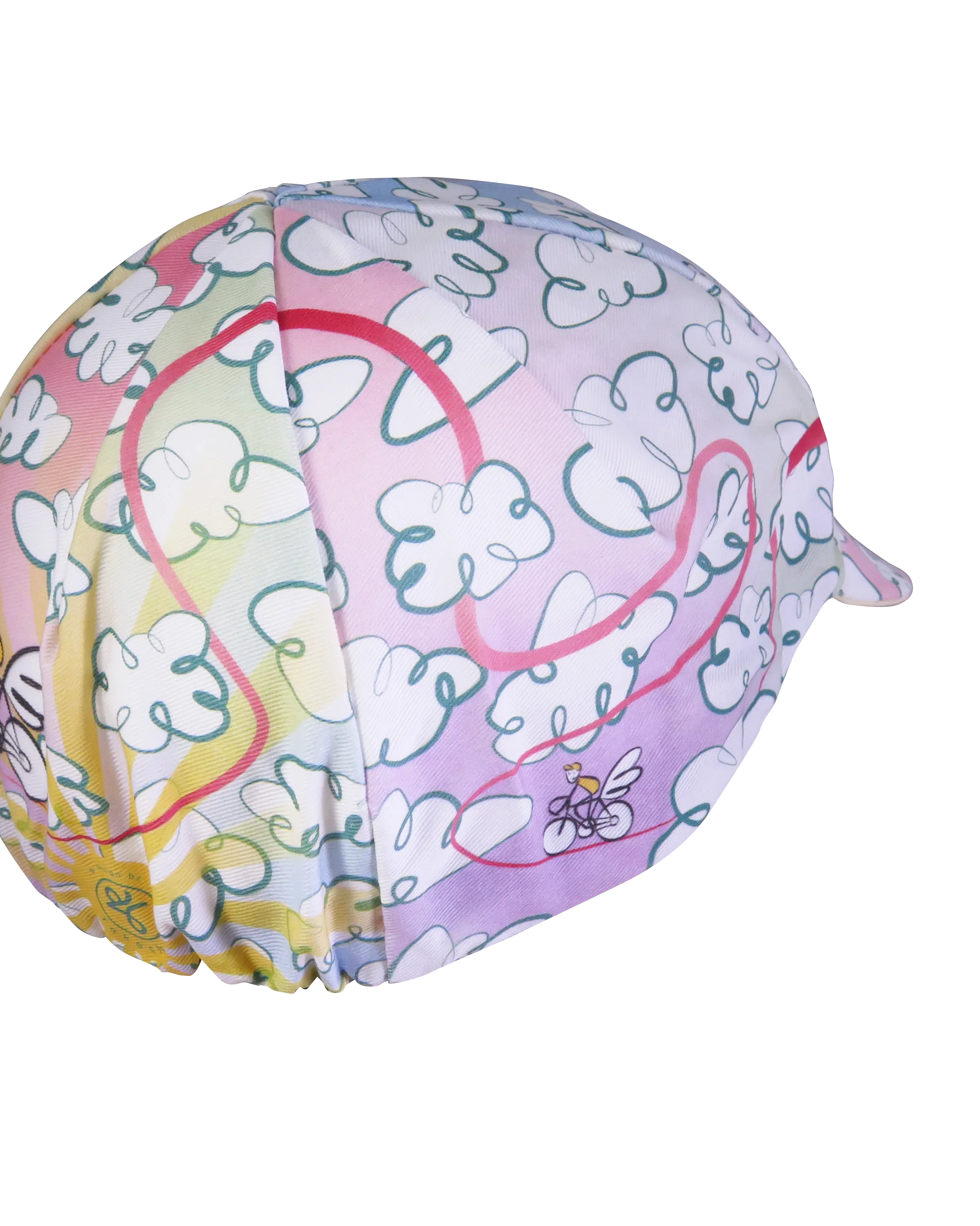 A DESIGN BY TAKACHYA | Cycling Cap - Flying Unicorn Psychedelic