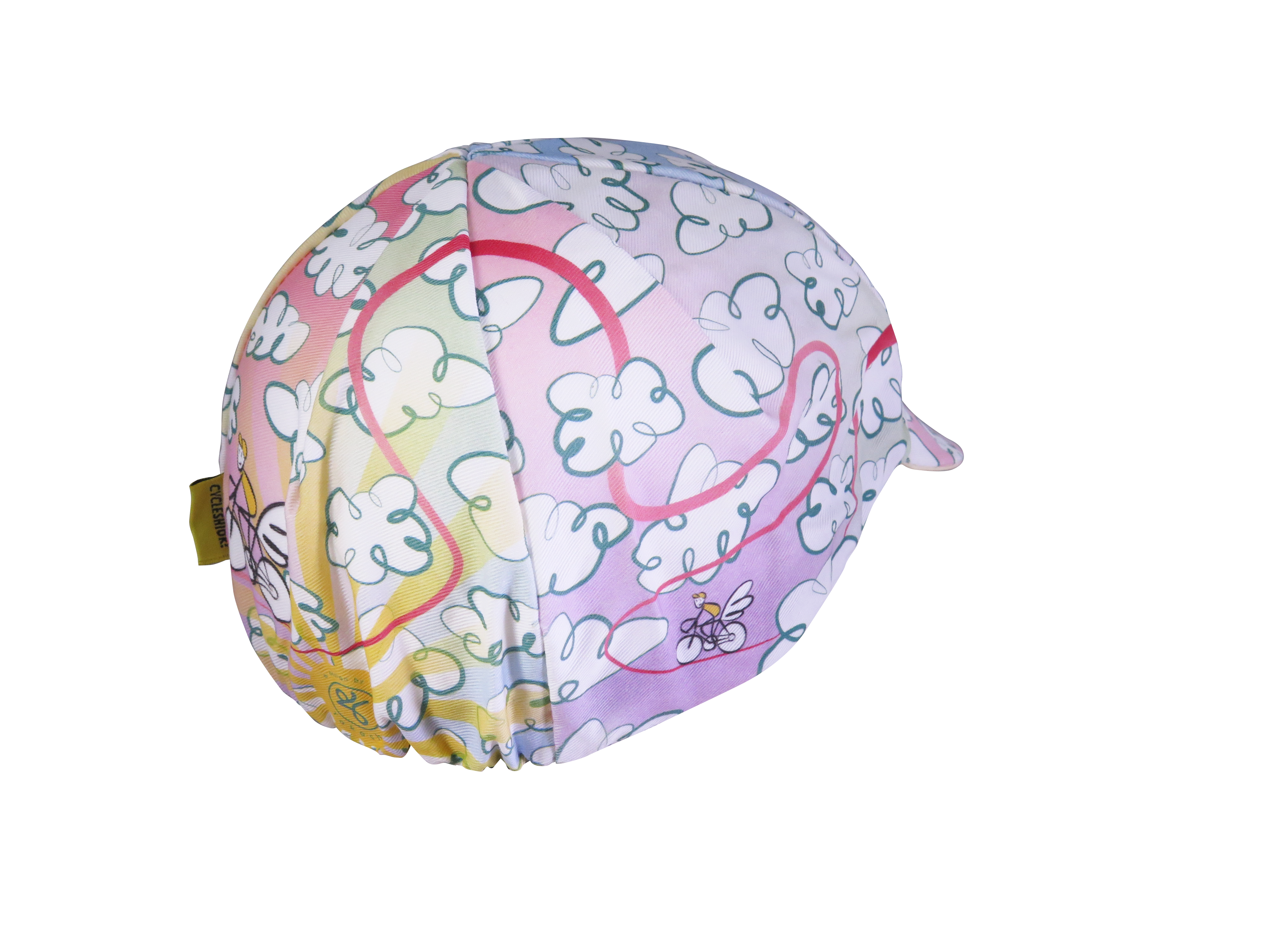 A DESIGN BY TAKACHYA | Cycling Cap - Flying Unicorn Psychedelic