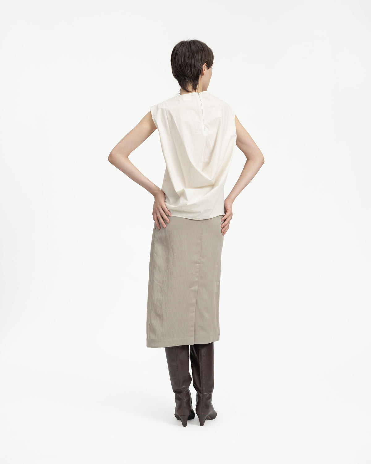 GRAYE | Sun Dried Draped Blouse