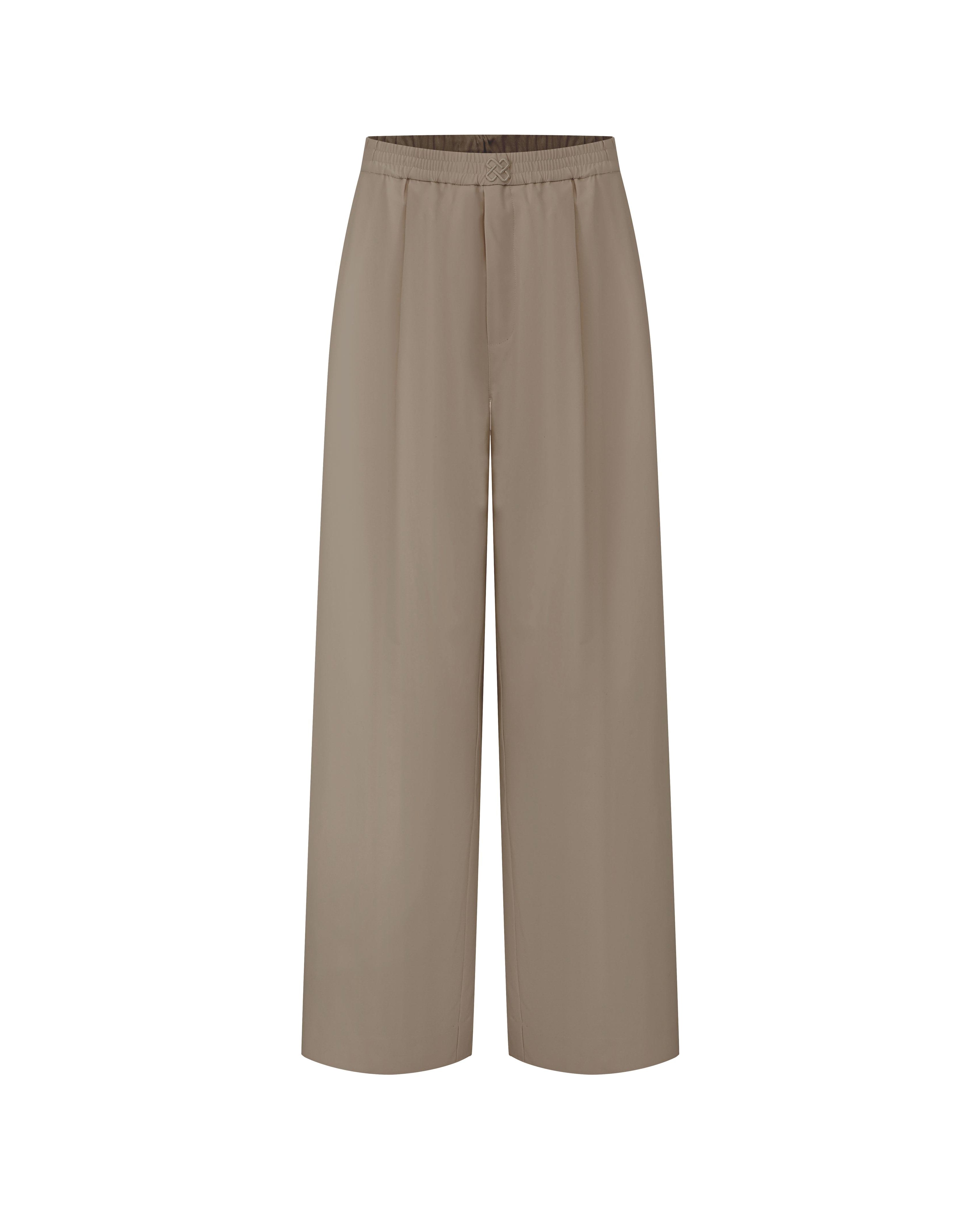 LAYERPLAN | Embroidered Wide-Leg Pants Co-Ord