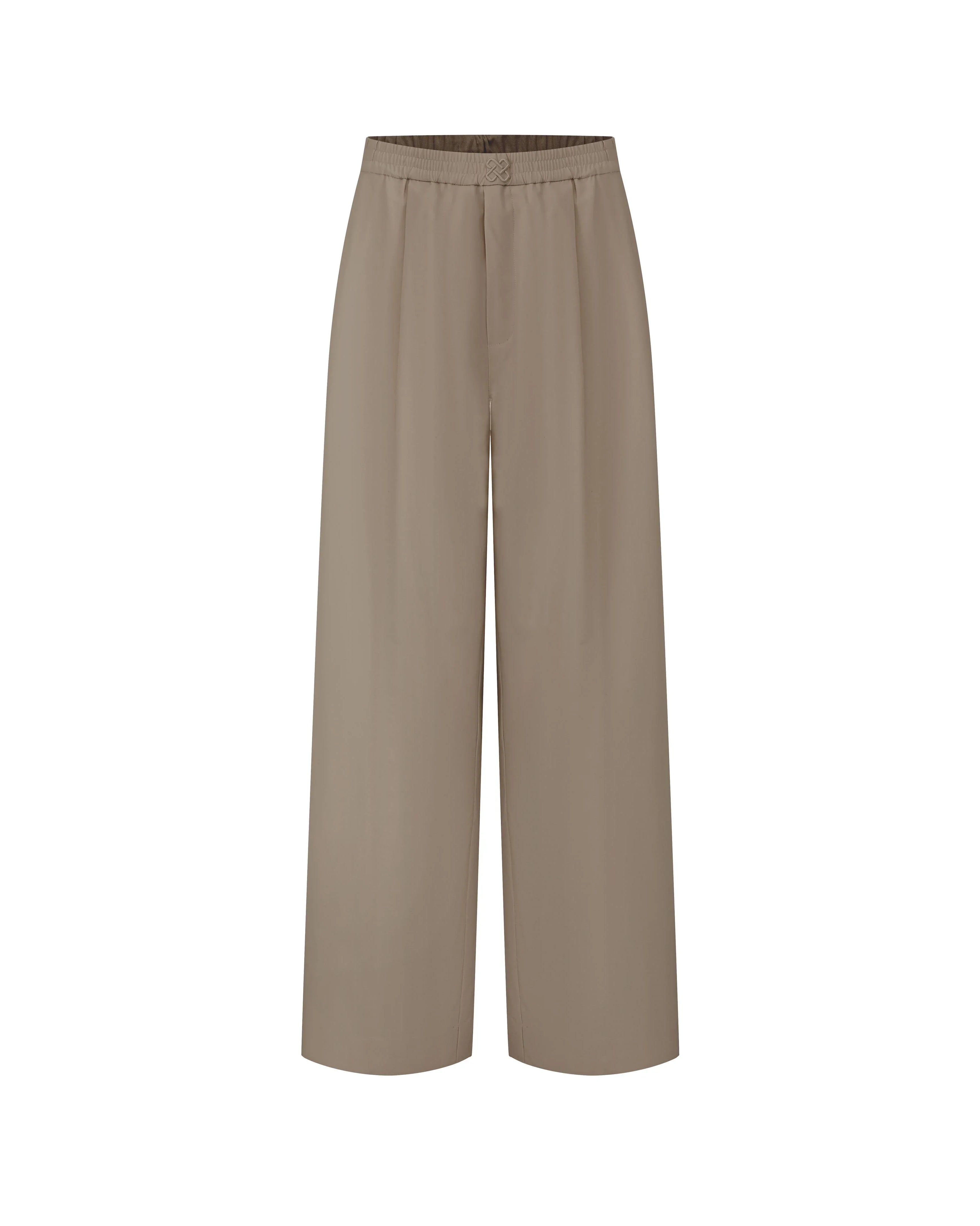 LAYERPLAN | Embroidered Wide-Leg Pants Co-Ord