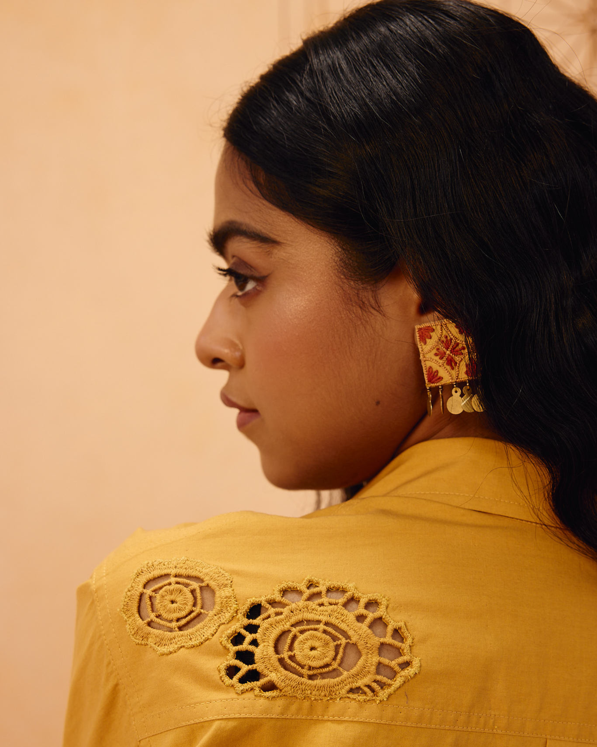 SUI | Golden Patterns Organic Cotton Shirt