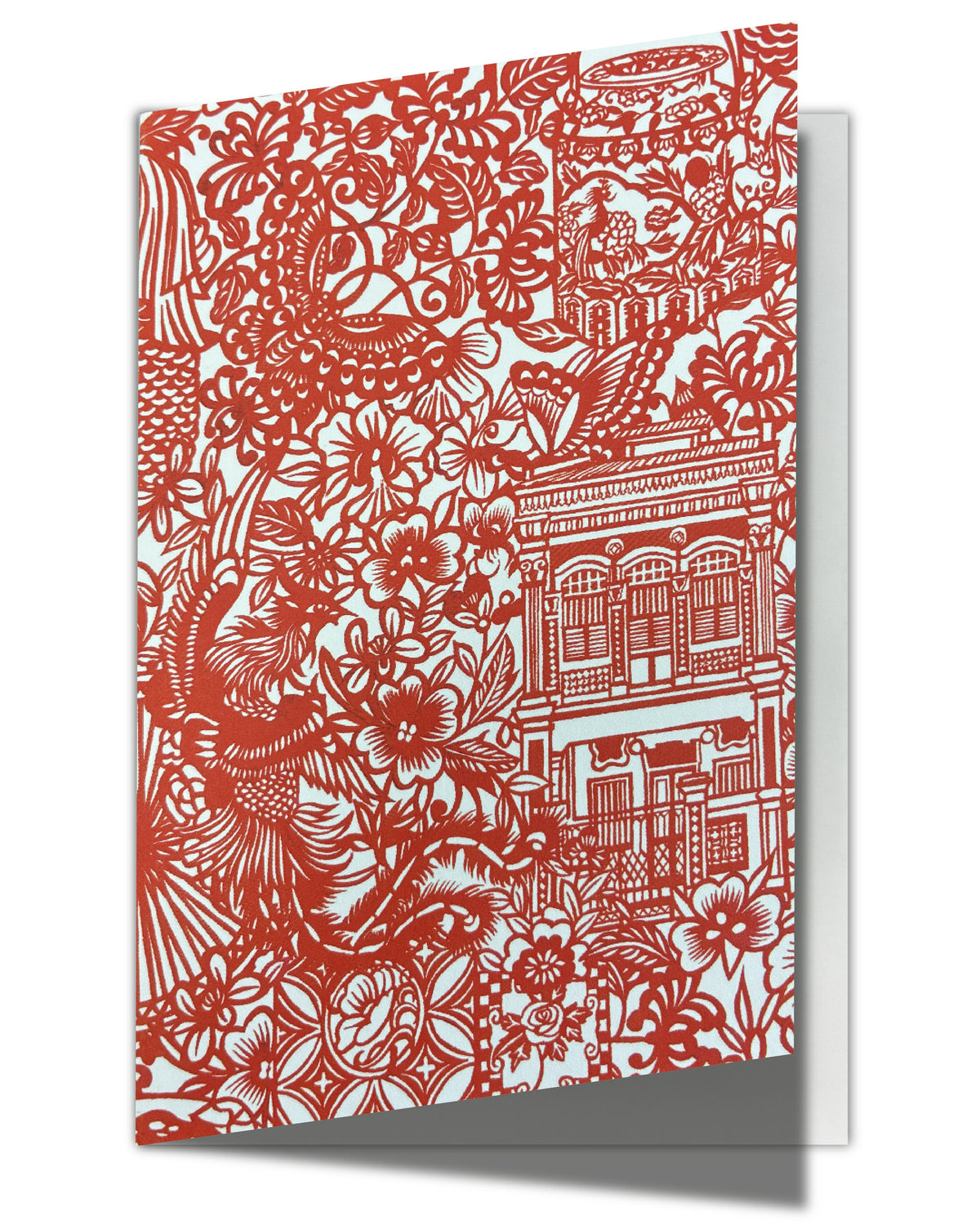 SINGLAPA | Singapore Papercut Greeting Card