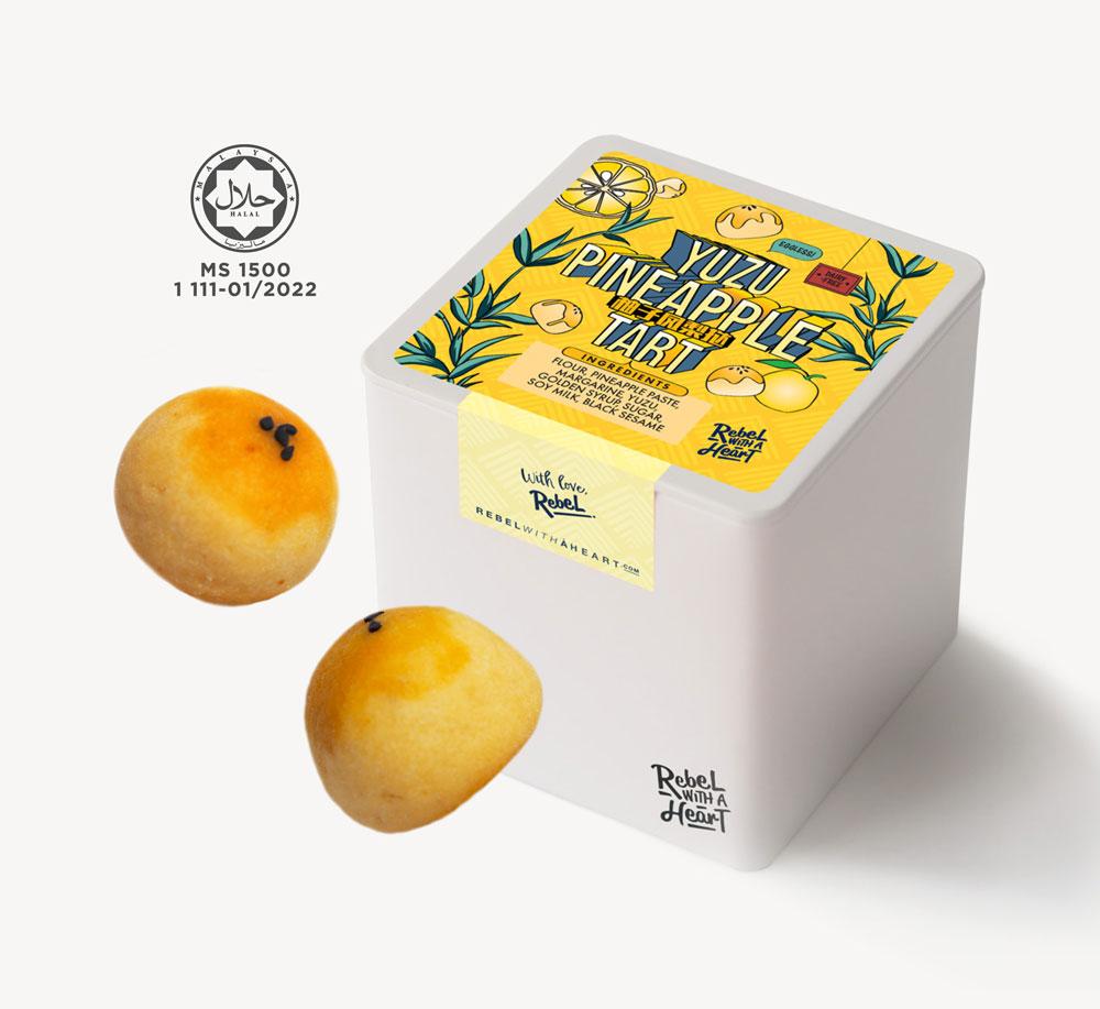 RWAH CONFECTIONS | Yuzu Pineapple Tart