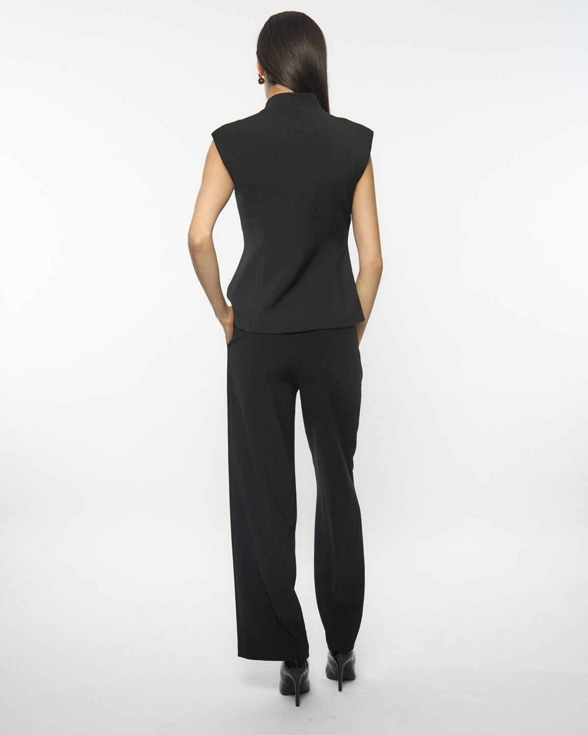 DRESSINGPAULA | Asymmetrical Wrap Vest