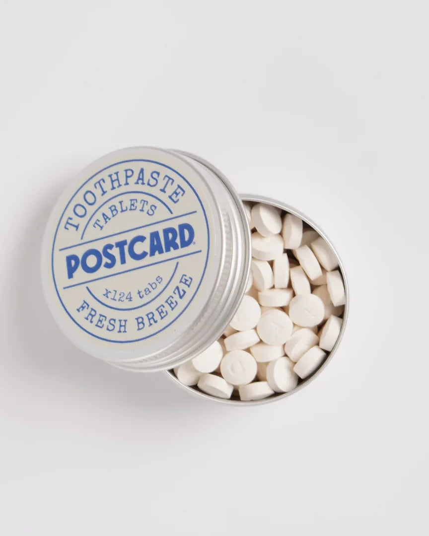 POSTCARD | Toothpaste Tabs Large Tin (2 Mths)