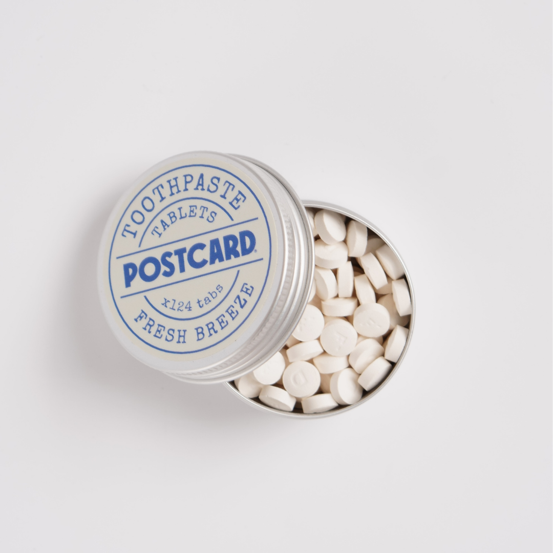 POSTCARD | Toothpaste Tabs Large Tin (2 Mths)
