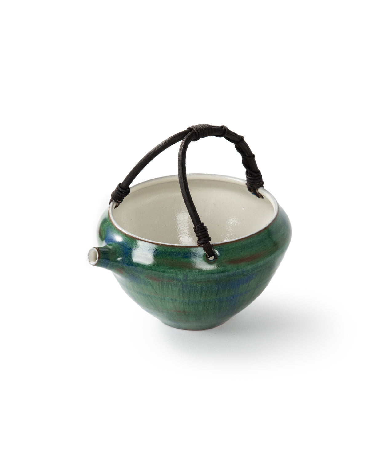 CRAFILAB | Official Green Glaze & Rattan Tea Bowl