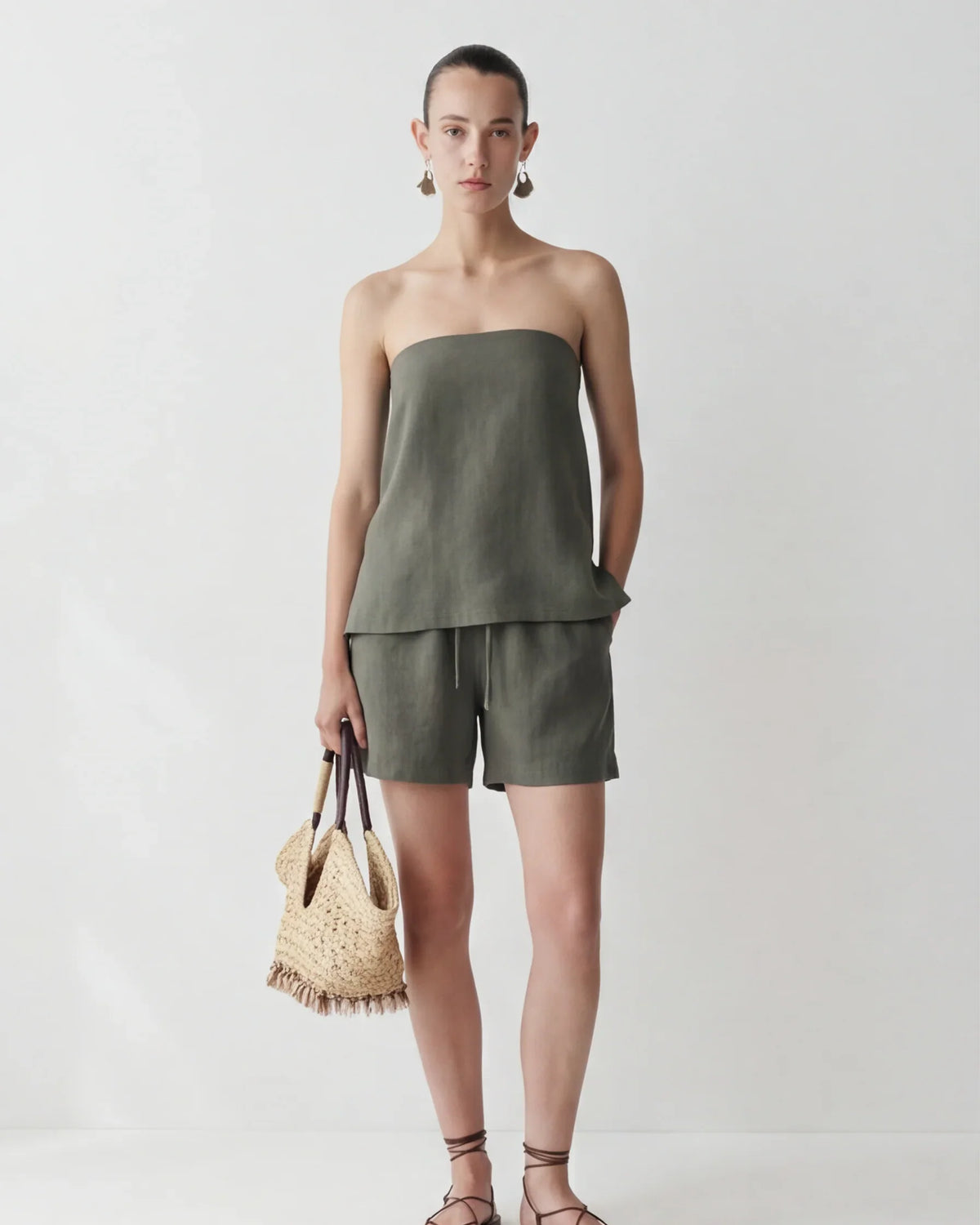 LAYERPLAN | Kael Ruched Back Strapless Top