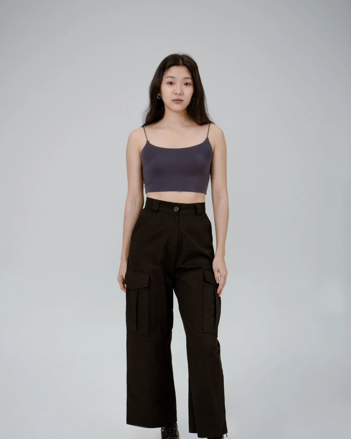 SAERO COLLECTIVE | Tencel Top | Lead Grey