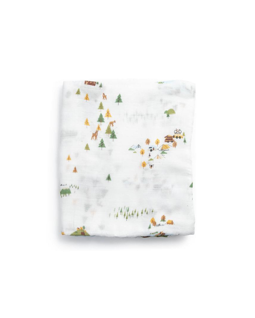 LITTLE REI | Bamboo Swaddle Single (Printed)