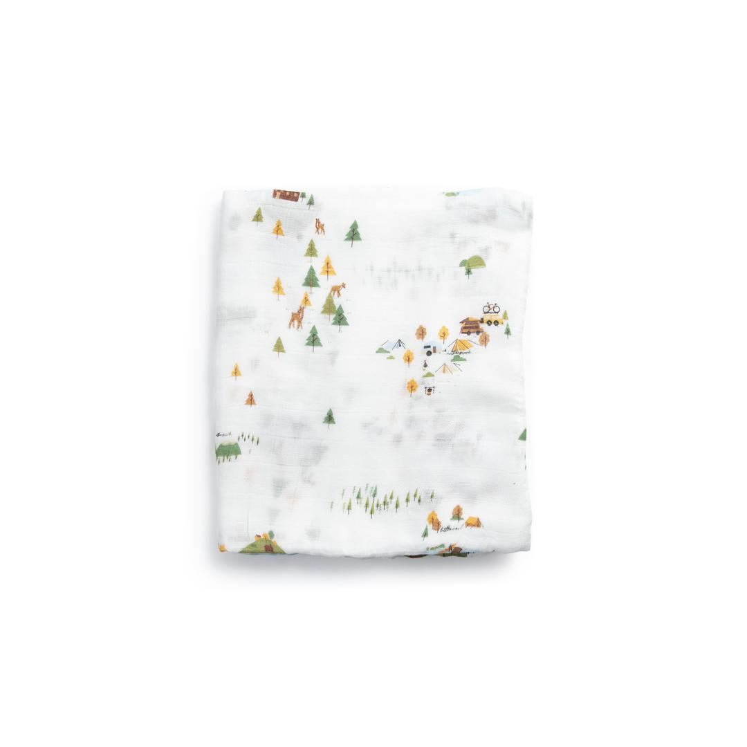 LITTLE REI | Bamboo Swaddle Single (Printed)