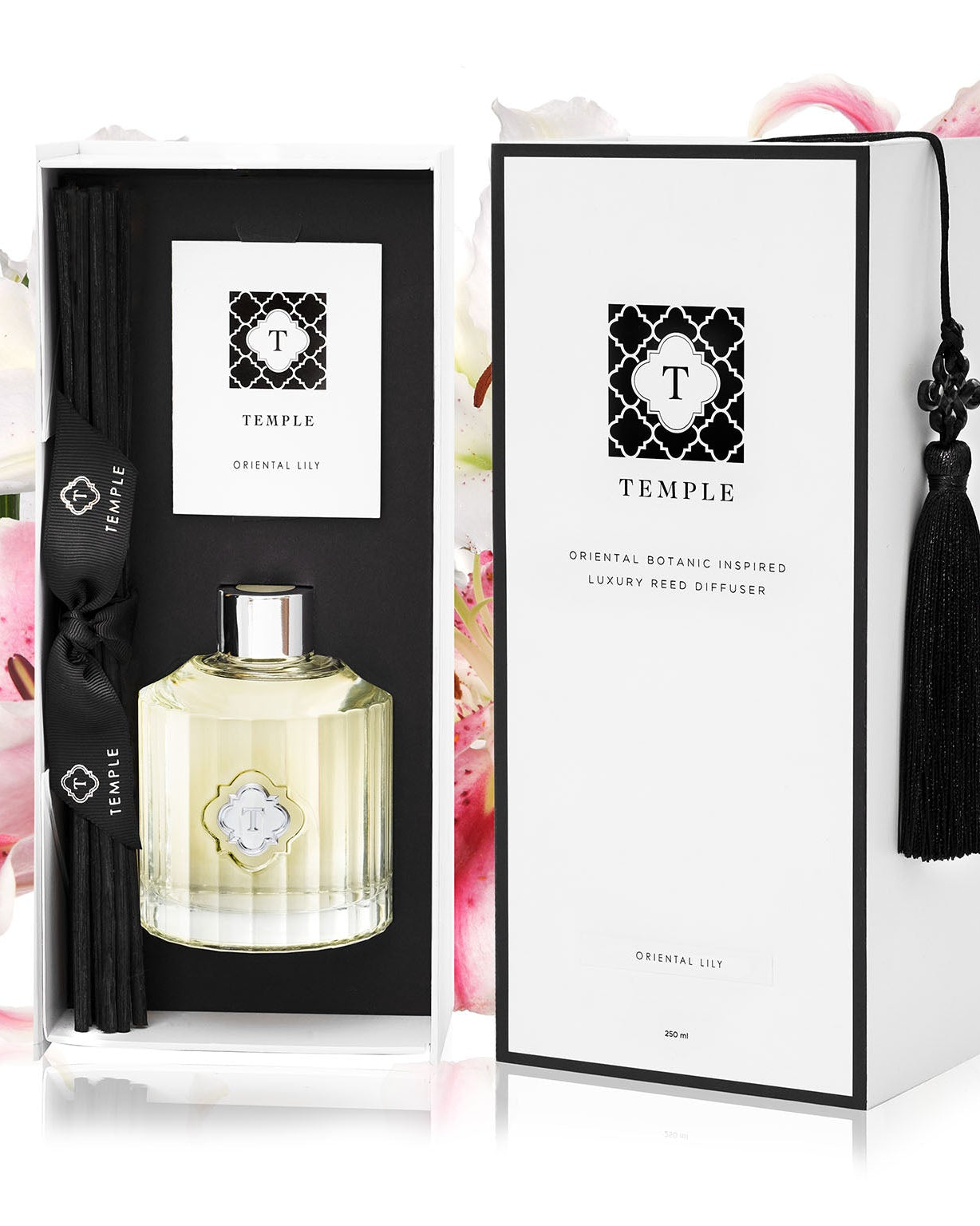 TEMPLE CANDLES | Luxury Reed Diffuser - Oriental Lily