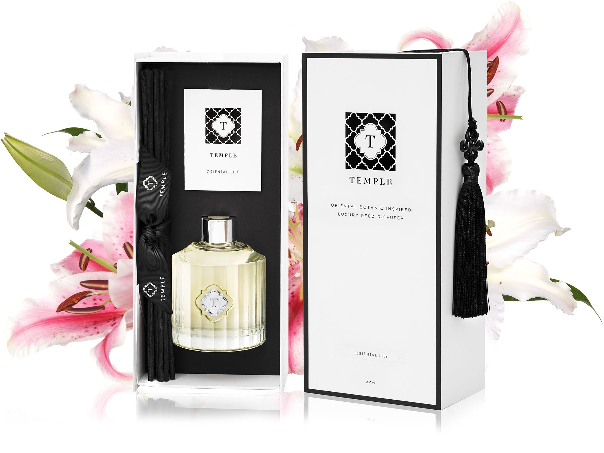 TEMPLE CANDLES | Luxury Reed Diffuser - Oriental Lily