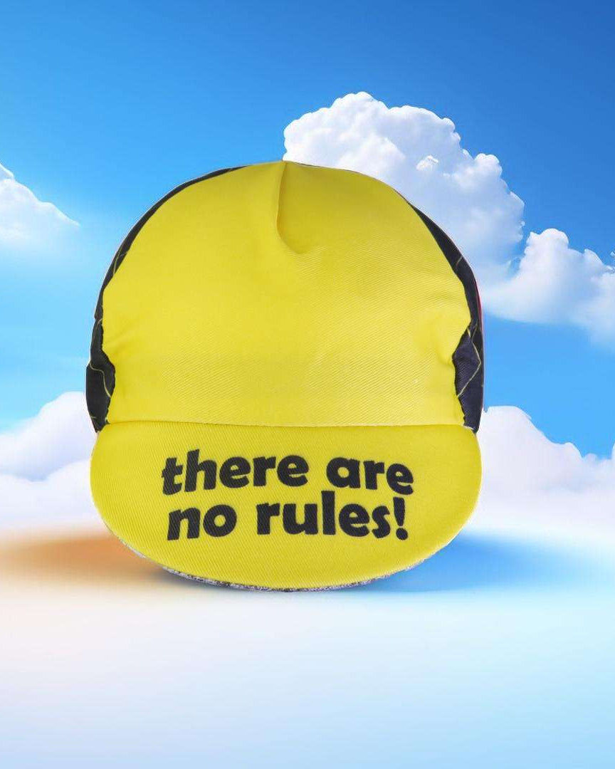 A DESIGN BY TAKACHYA | Cycling Cap - Googly Eyes Checkered Yellow