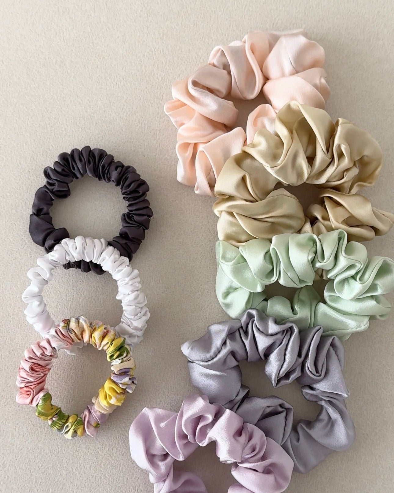 BELLS & BIRDS | Mulberry Silk Scrunchies (Set of 3)