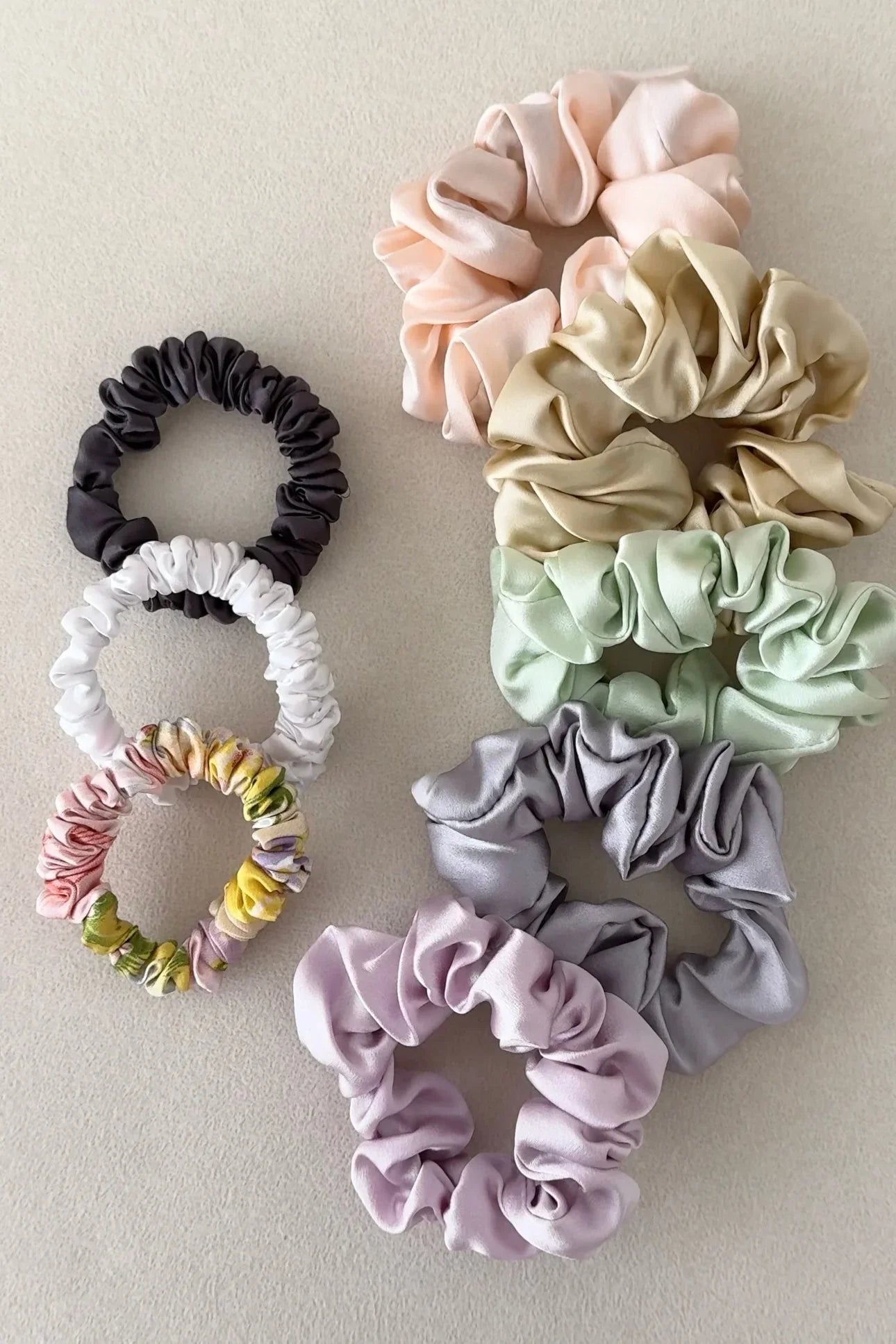 BELLS & BIRDS | Mulberry Silk Scrunchies (Set of 3)