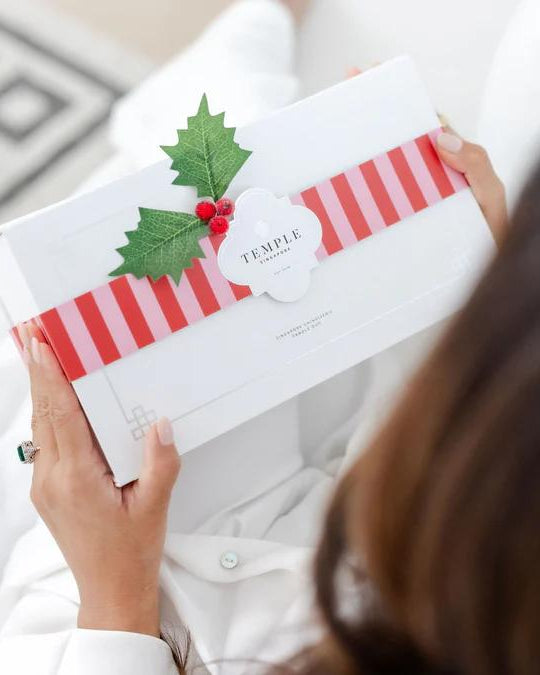 TEMPLE CANDLES | Christmas Chinoiserie Candle Duo Gift Box