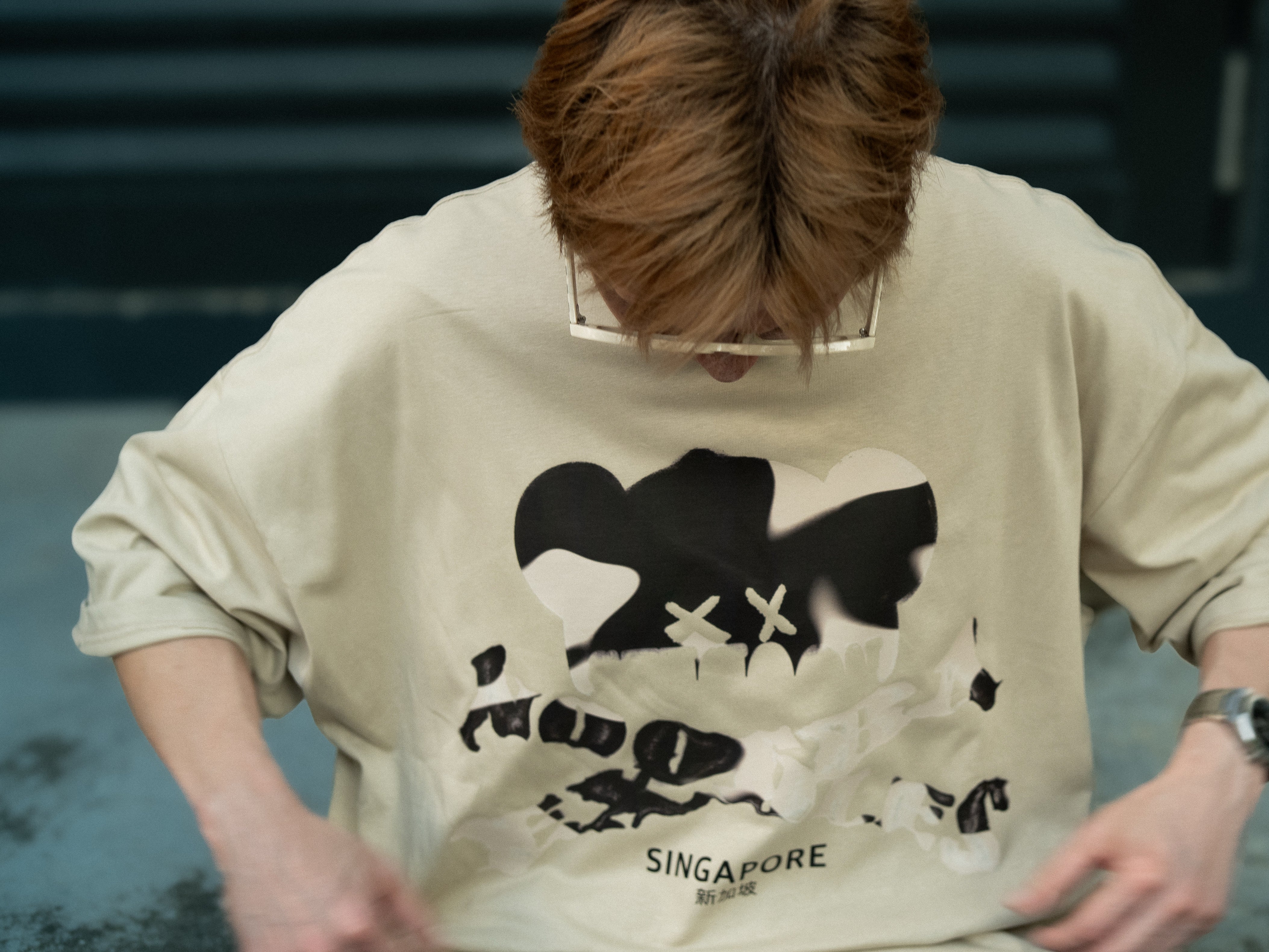 EXTRA NOODLES | Strawberry Peanut Butter Bowl Bear Tee