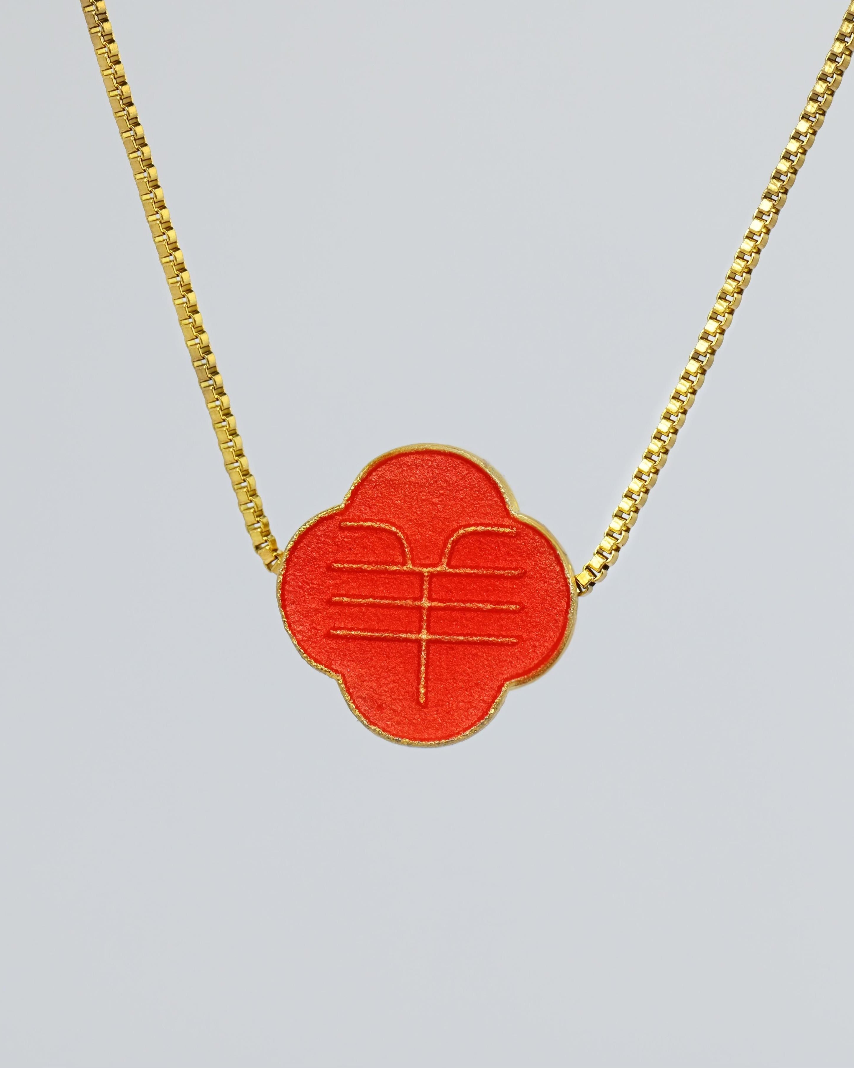 MARILYN TAN JEWELLERY | Lucky Zodiac Gold Chain Pendant Necklace With Enamel Charm