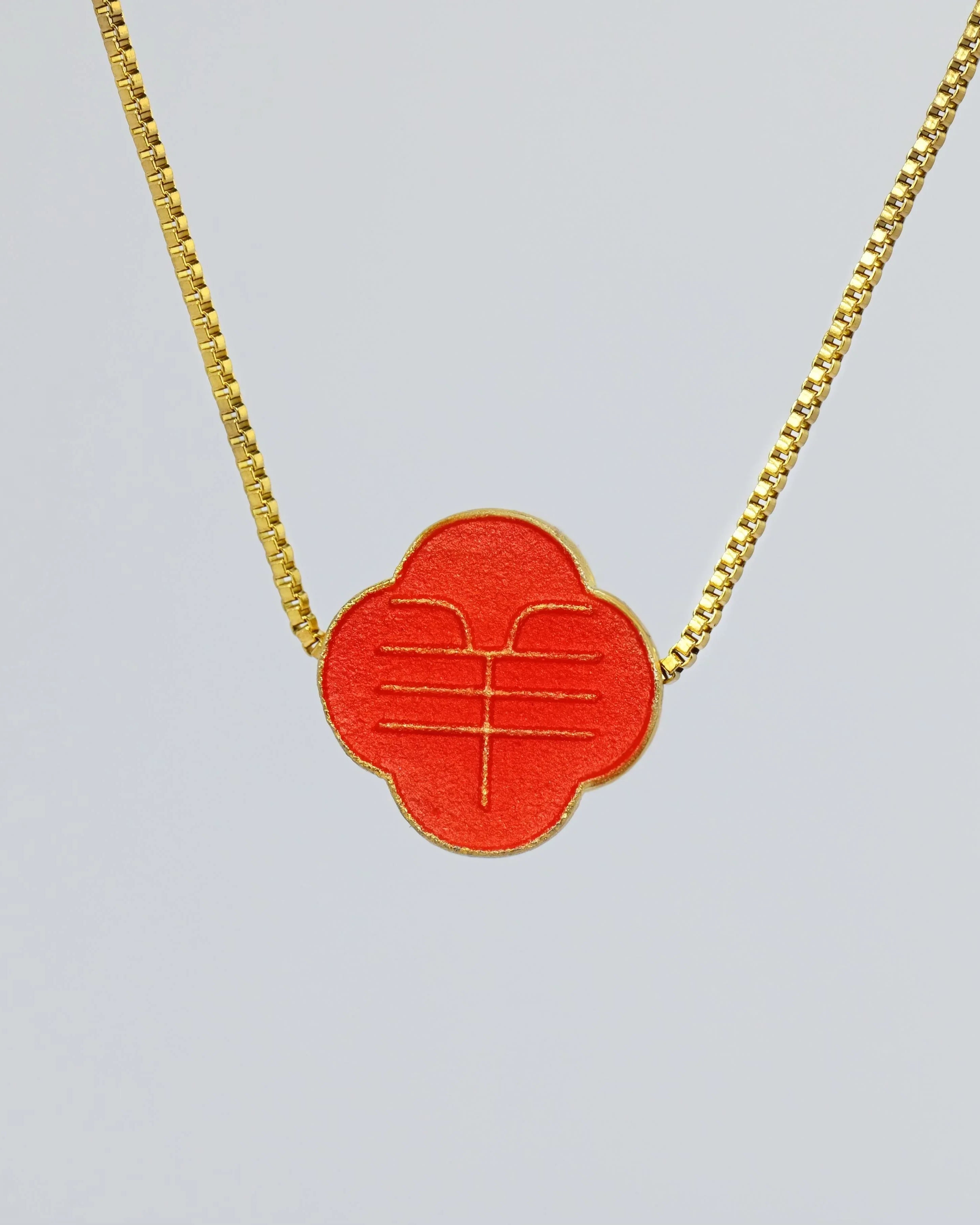 MARILYN TAN JEWELLERY | Lucky Zodiac Gold Chain Pendant Necklace With Enamel Charm