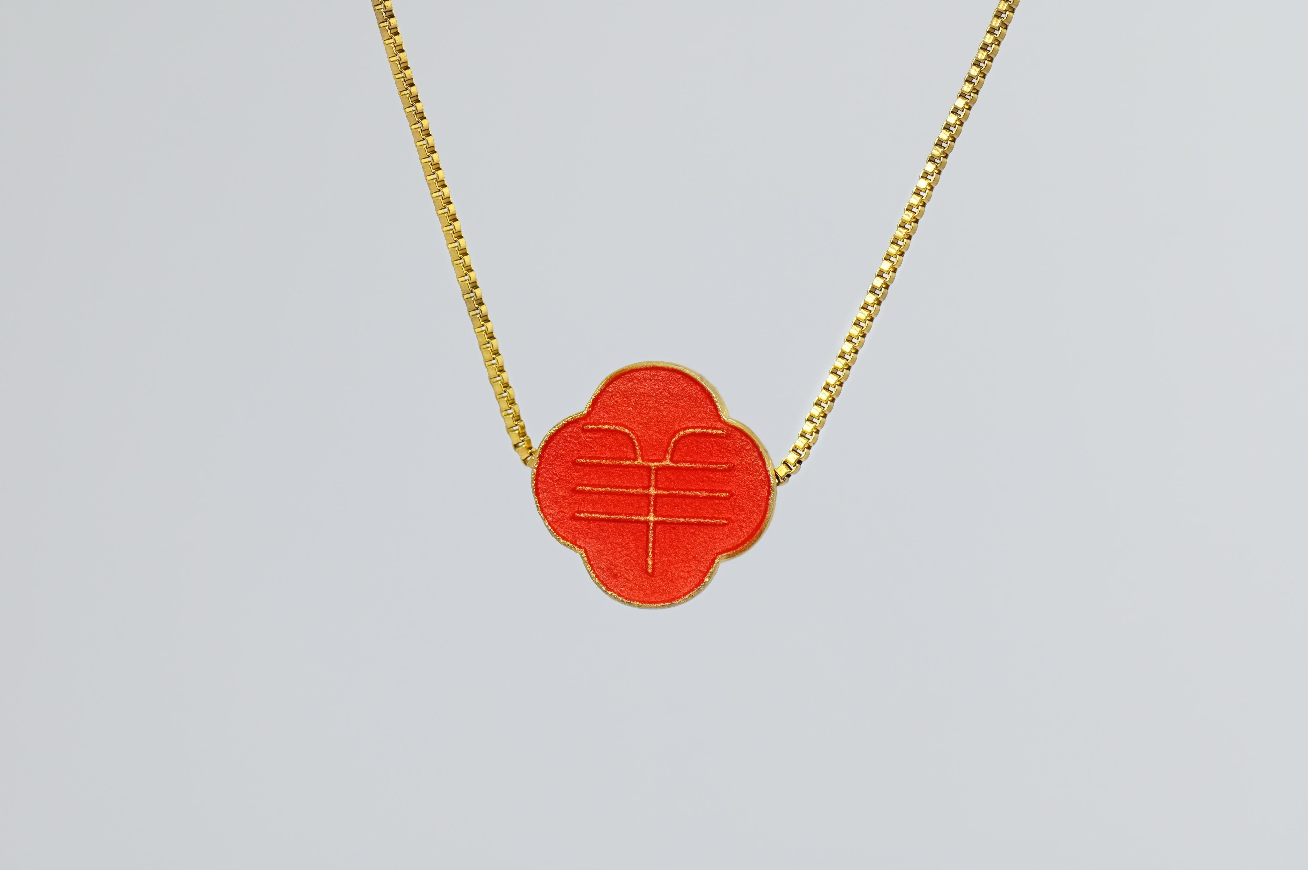 MARILYN TAN JEWELLERY | Lucky Zodiac Gold Chain Pendant Necklace With Enamel Charm