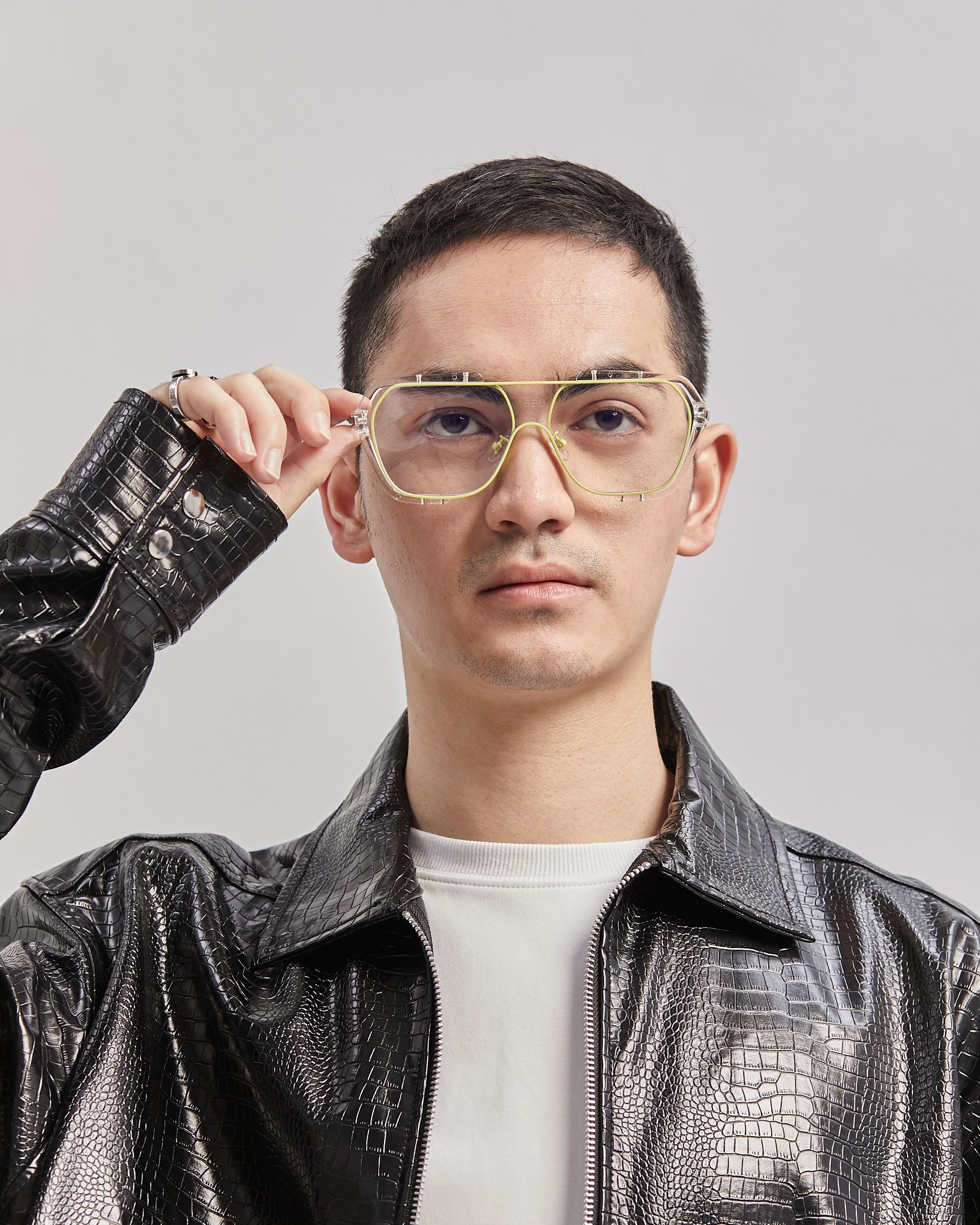 PROJECTWEAR | Cardwell Sunglasses Green/Clear