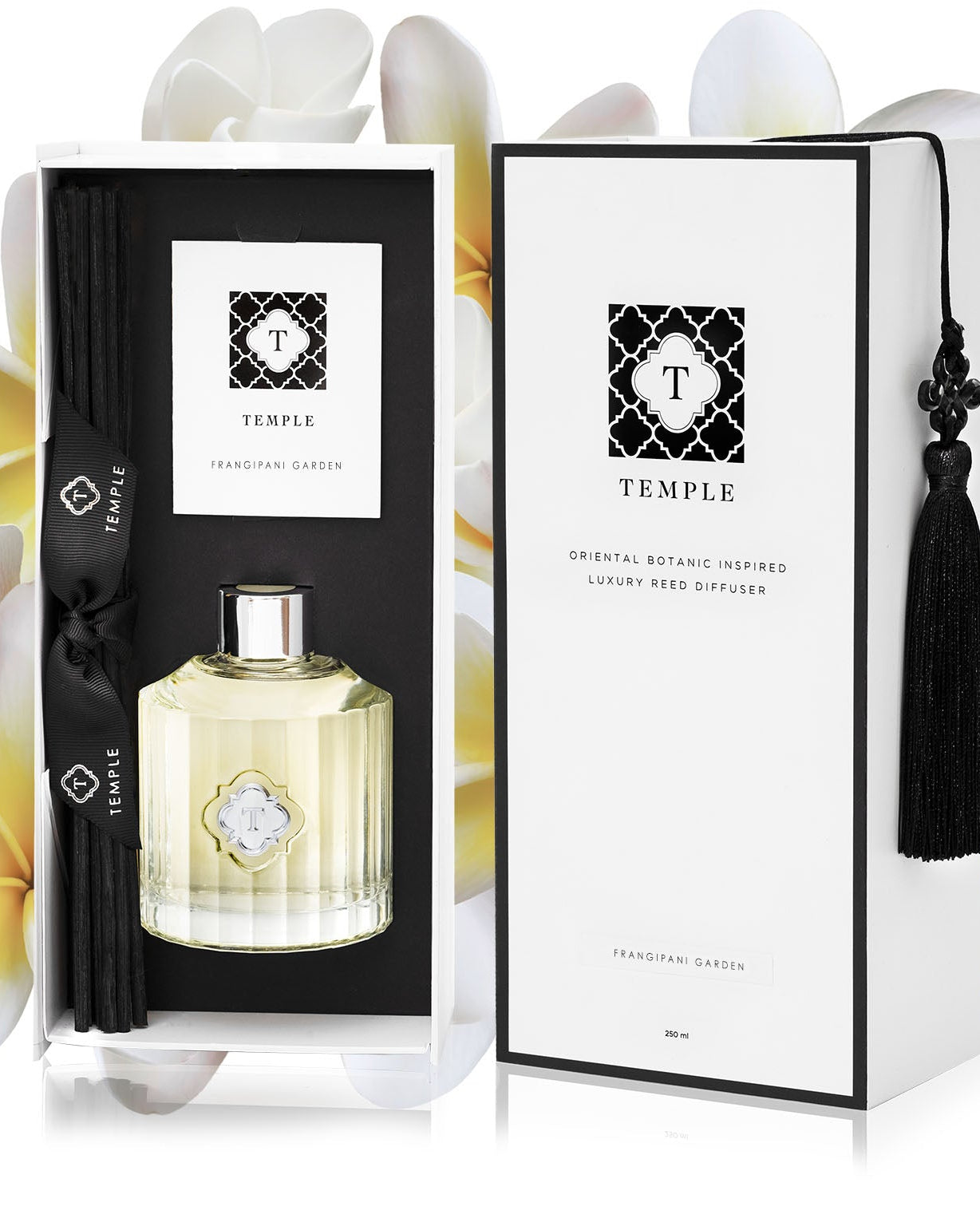 TEMPLE CANDLES | Luxury Reed Diffuser - Frangipani Garden