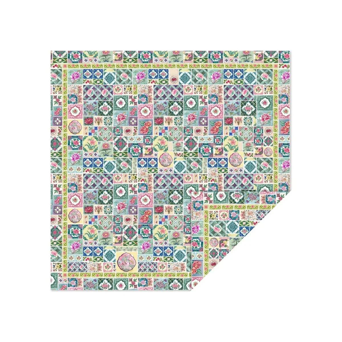 SINGLAPA | Peranakan Tiles Scarf DS