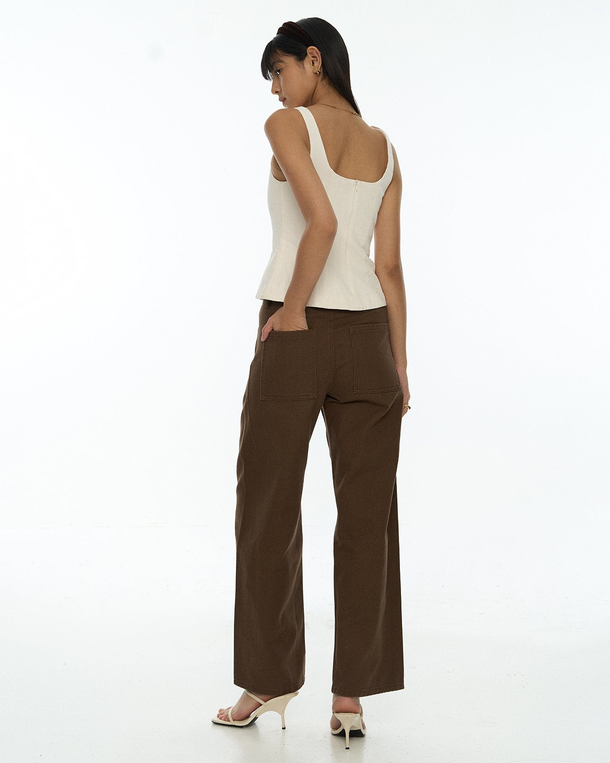 DRESSINGPAULA | Mid Waist Barrel Jeans