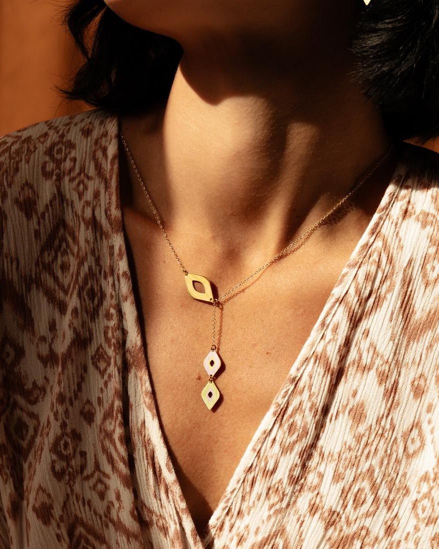 EMBRACE JEWELLERY | Diamond Ikat Necklace