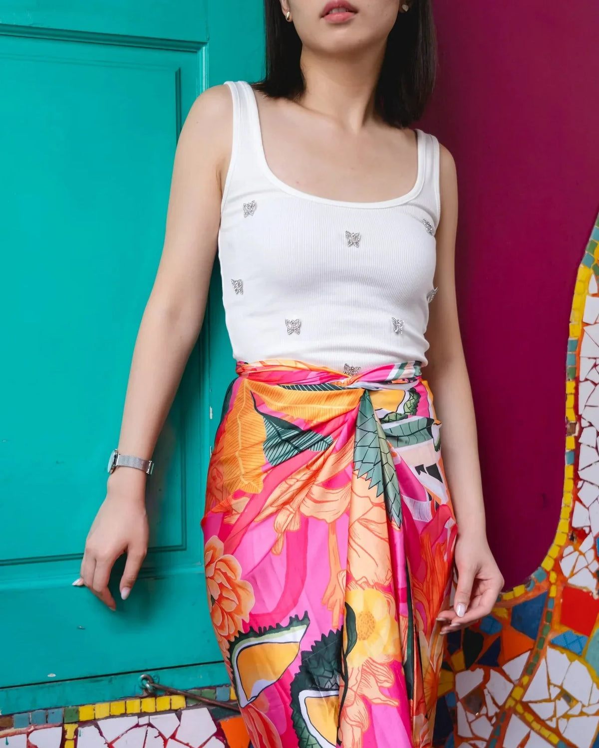 PHOTO PHACTORY | Jiwas Wrap Skirt Durian Skirt