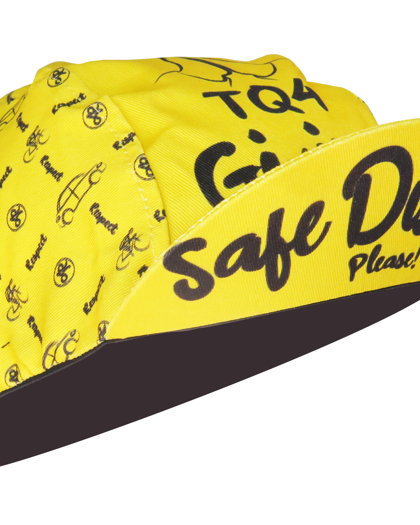 A DESIGN BY TAKACHYA | Cycling Cap - Safe Distance Yellow
