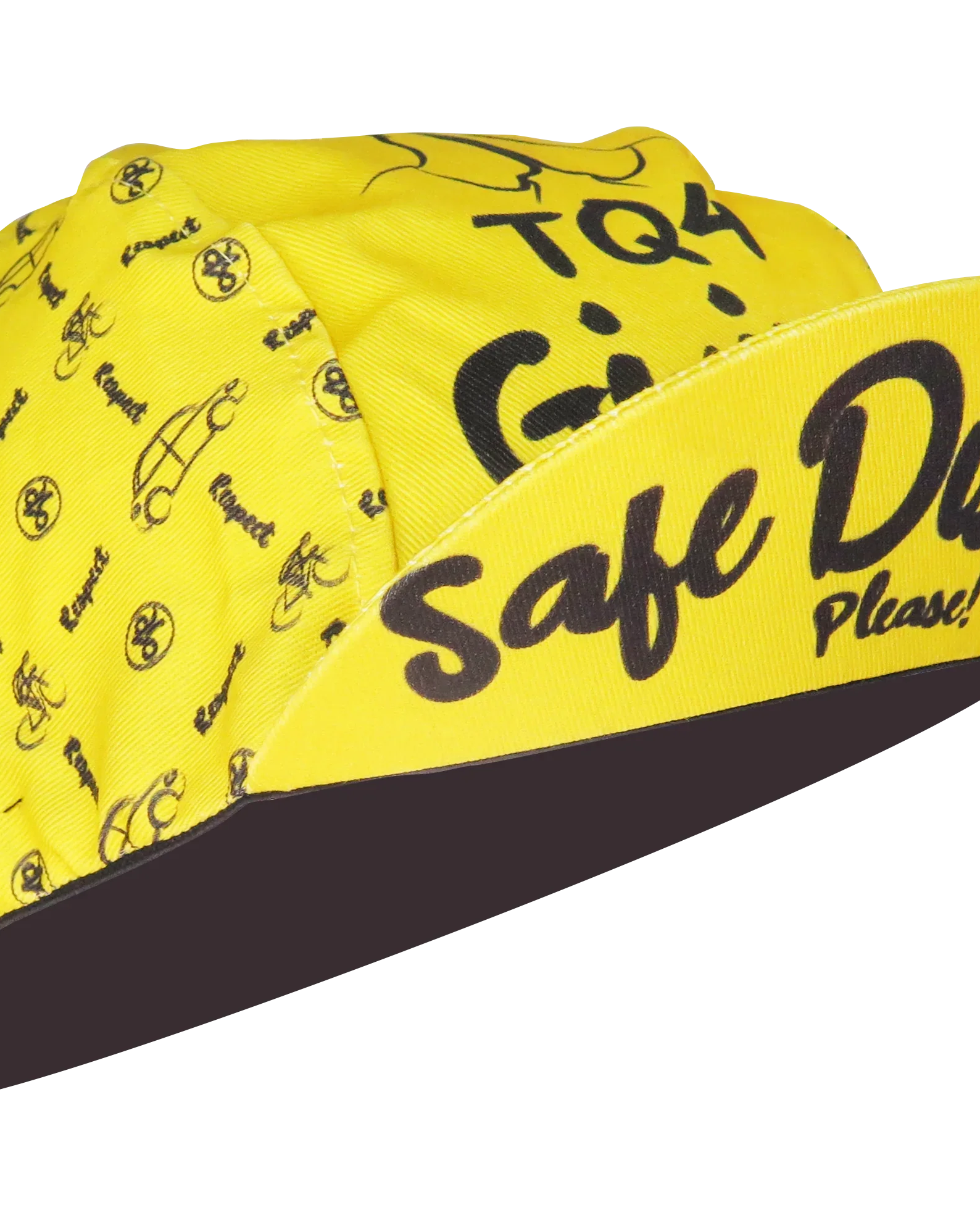 A DESIGN BY TAKACHYA | Cycling Cap - Safe Distance Yellow