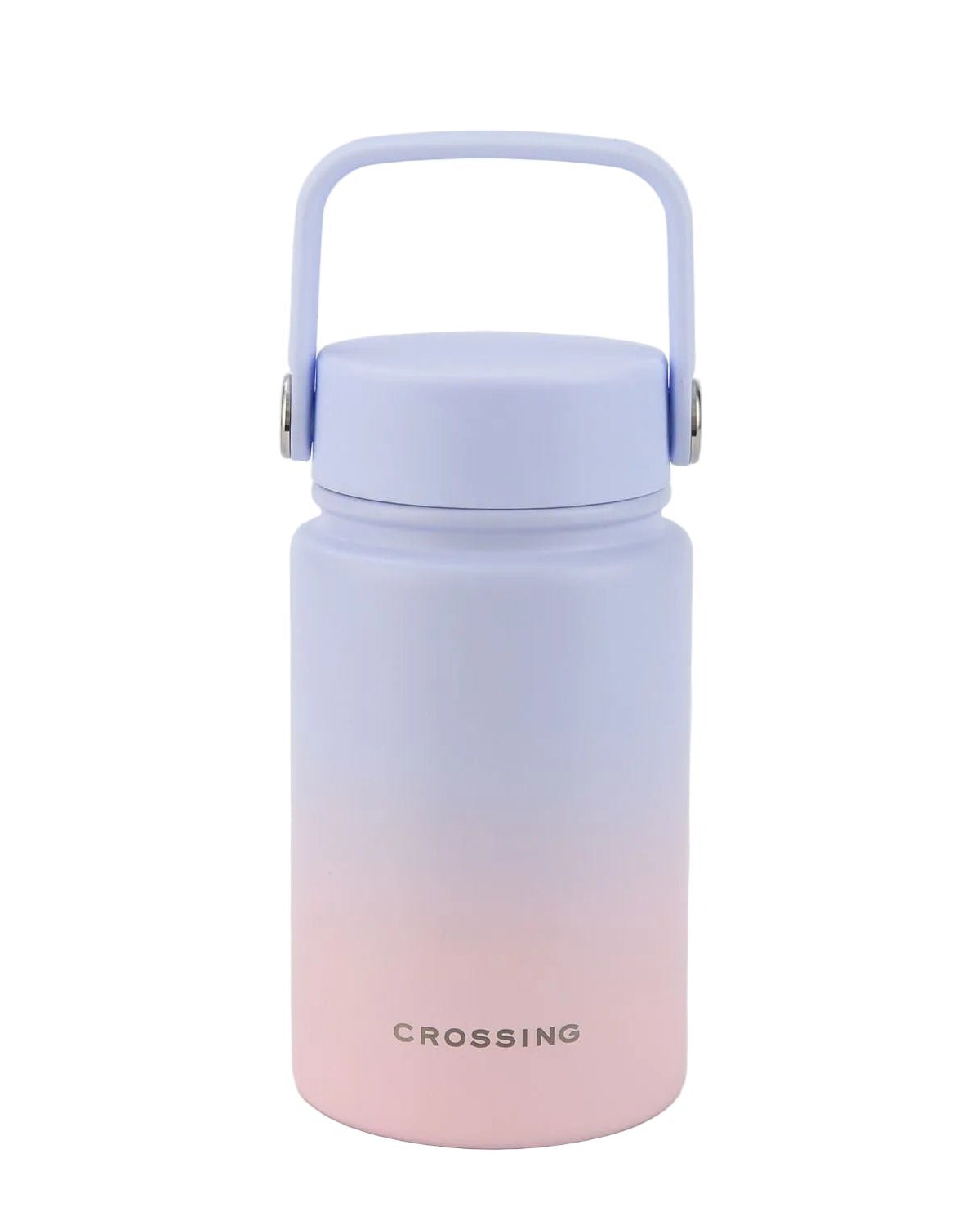 CROSSING | 400ml Urban Ceramic S/S Insulated Flat Cap Bottle With Handle