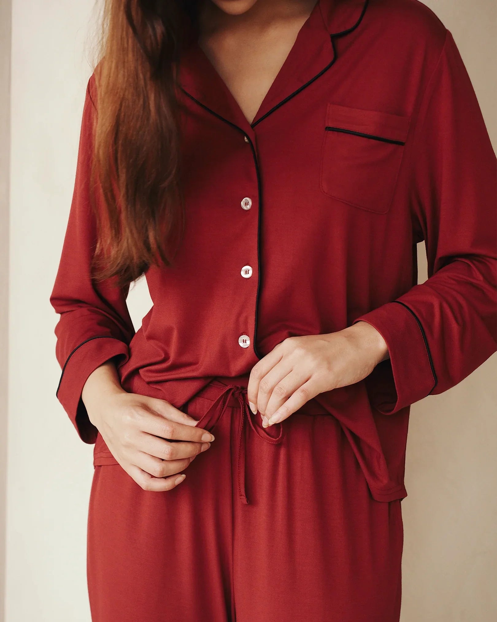 SELENIGHT CO | Signature Long Pyjamas Pants Set
