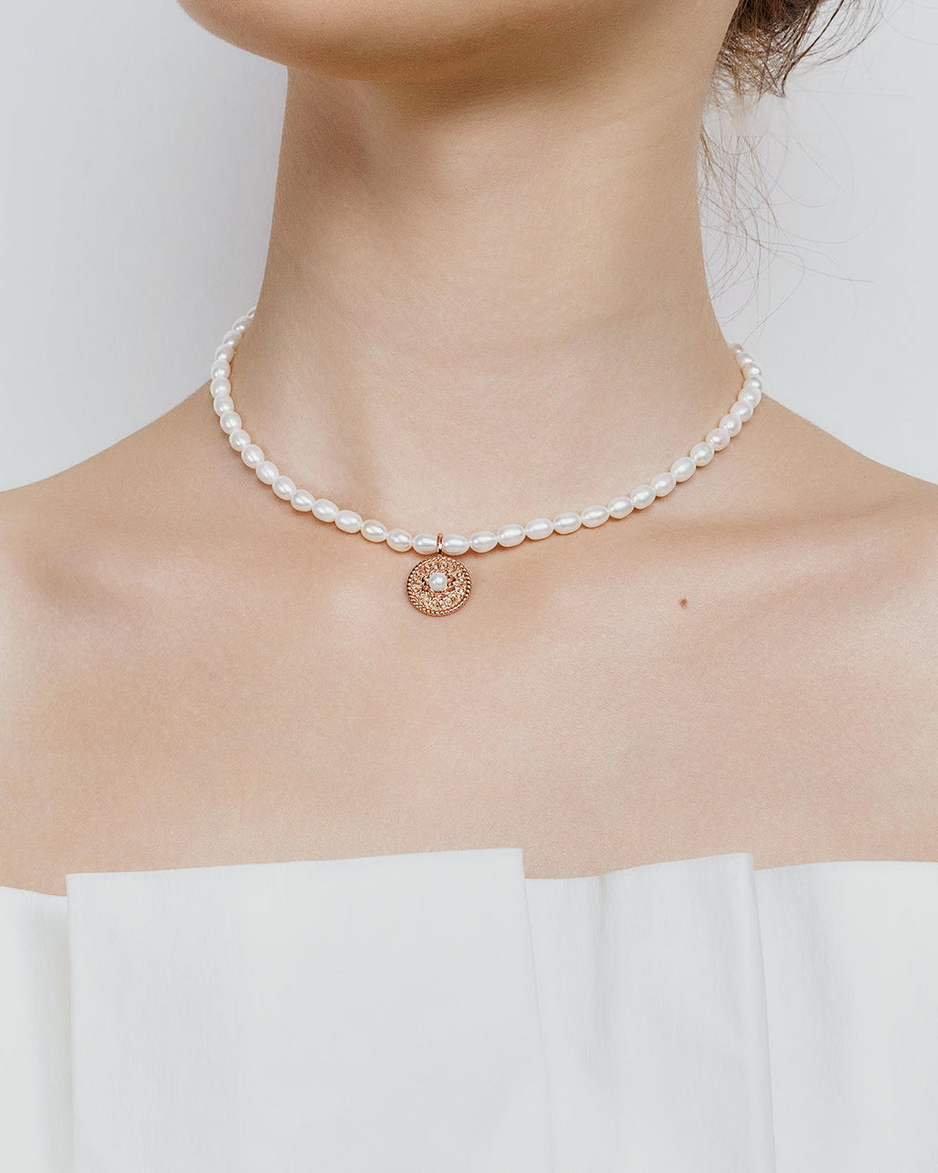 PEARLY LUSTRE | Asian Civilisations Museum Freshwater Pearl Necklace WN00703 | ACM Collection