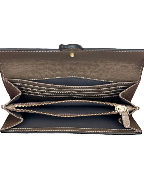 ROUNN | Flap Wallet - Taupe