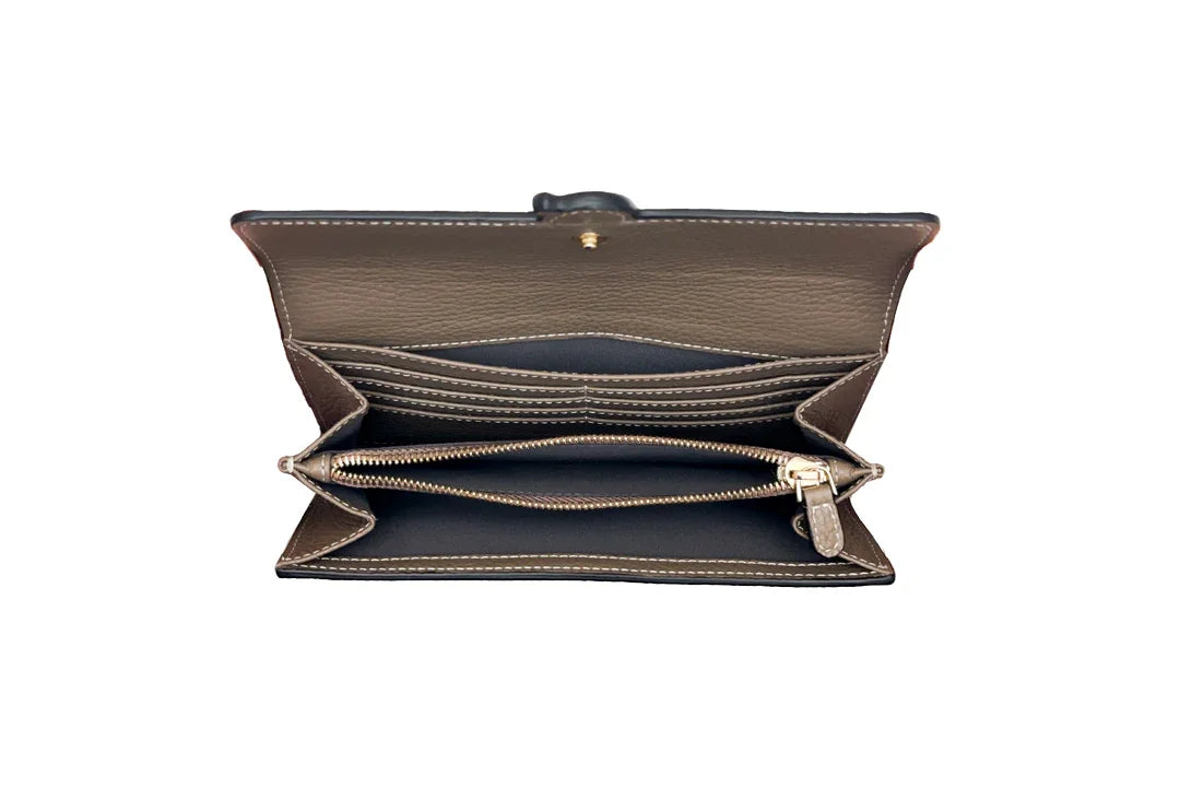 ROUNN | Flap Wallet - Taupe