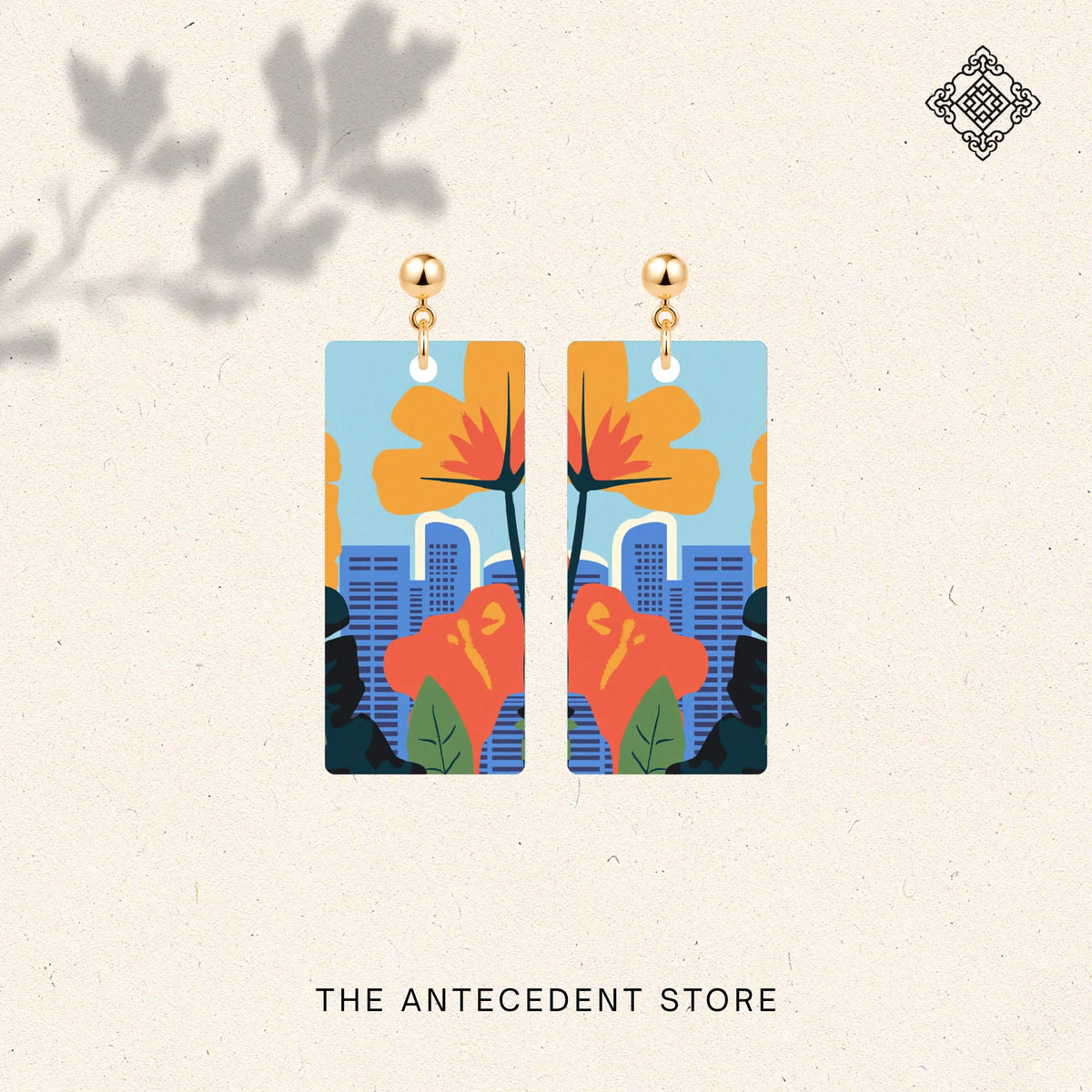 THE ANTECEDENT STORE | Singapore Skyline Earrings | Island Colours Series No. 01